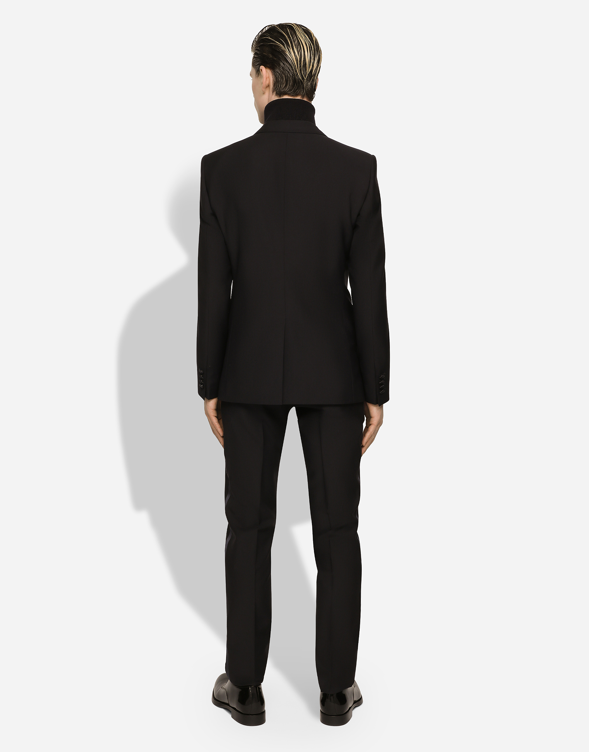 Single-breasted wool Martini-fit tuxedo suit