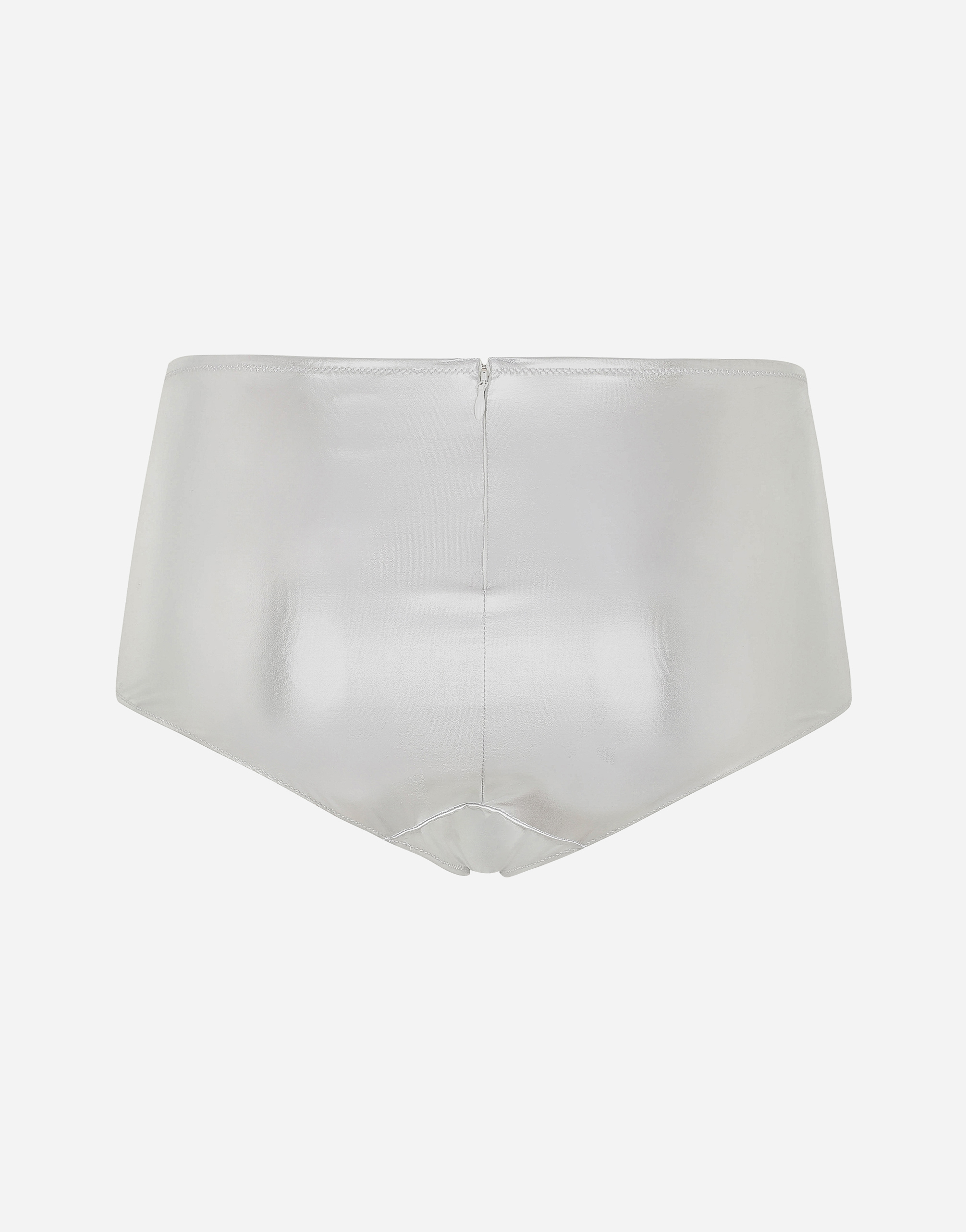 Foiled jersey low-rise panties