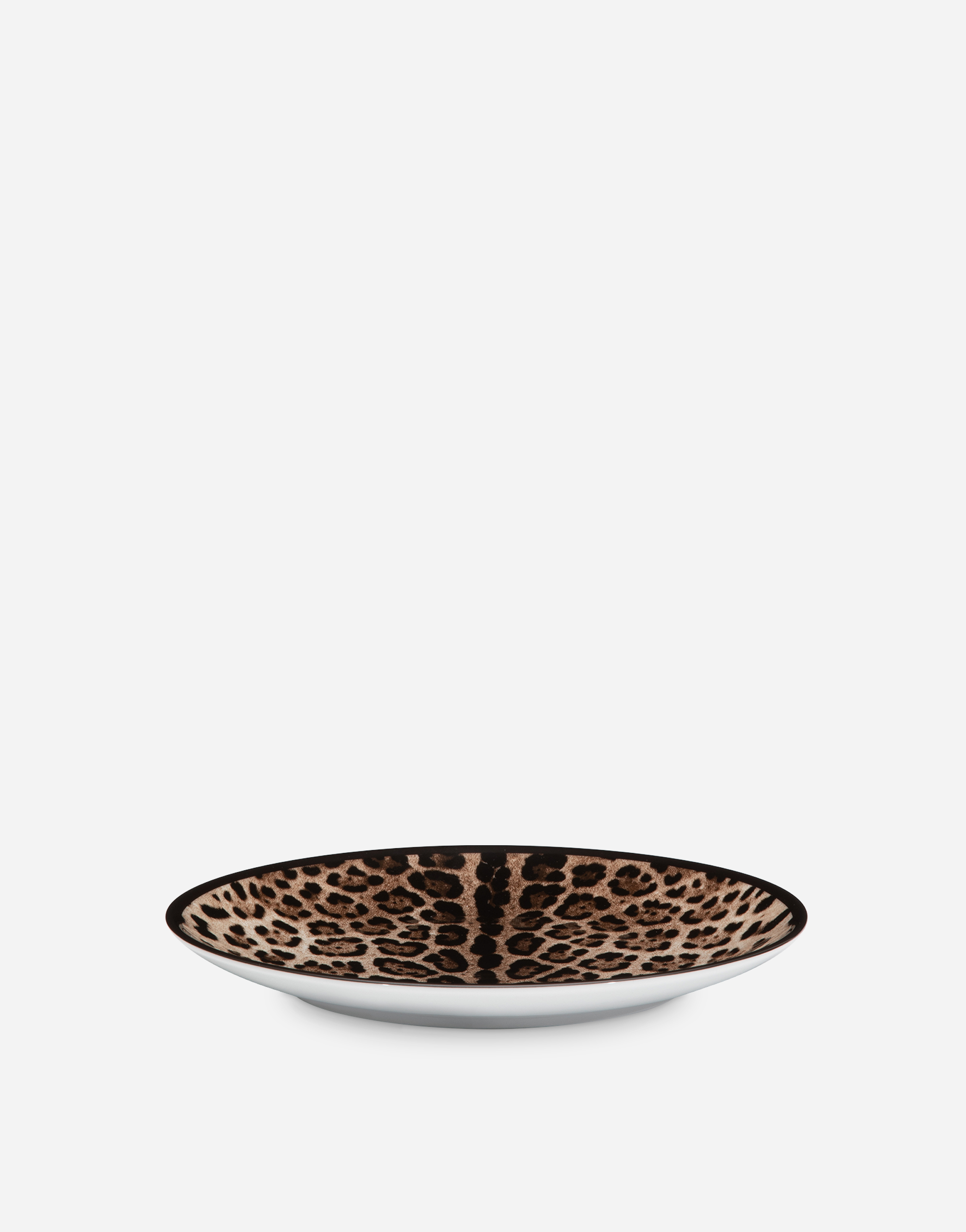 Dolce & Gabbana Set 2 Porcelain Dinner Plates Multicolor Unisex Onesize In Multicolor