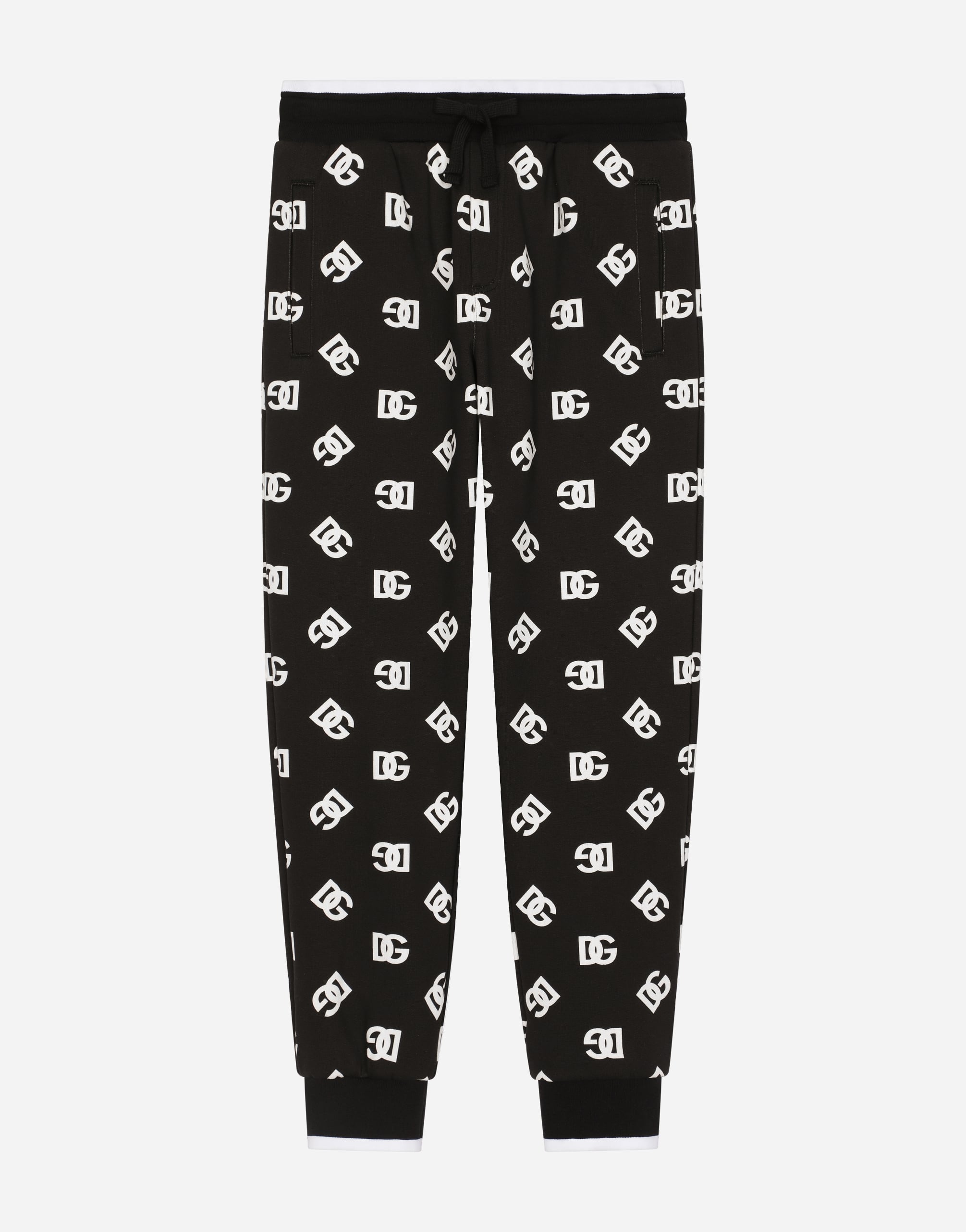 Dolce & Gabbana Jersey Jogging Pants With Brand Logo