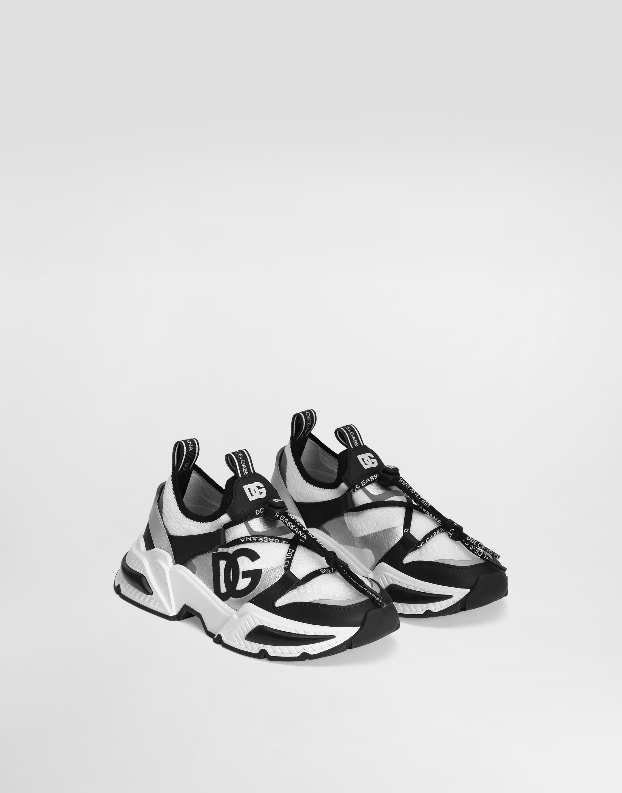 Dolce & Gabbana Mesh Airmaster Sneakers With Dg Logo In マルチカラー