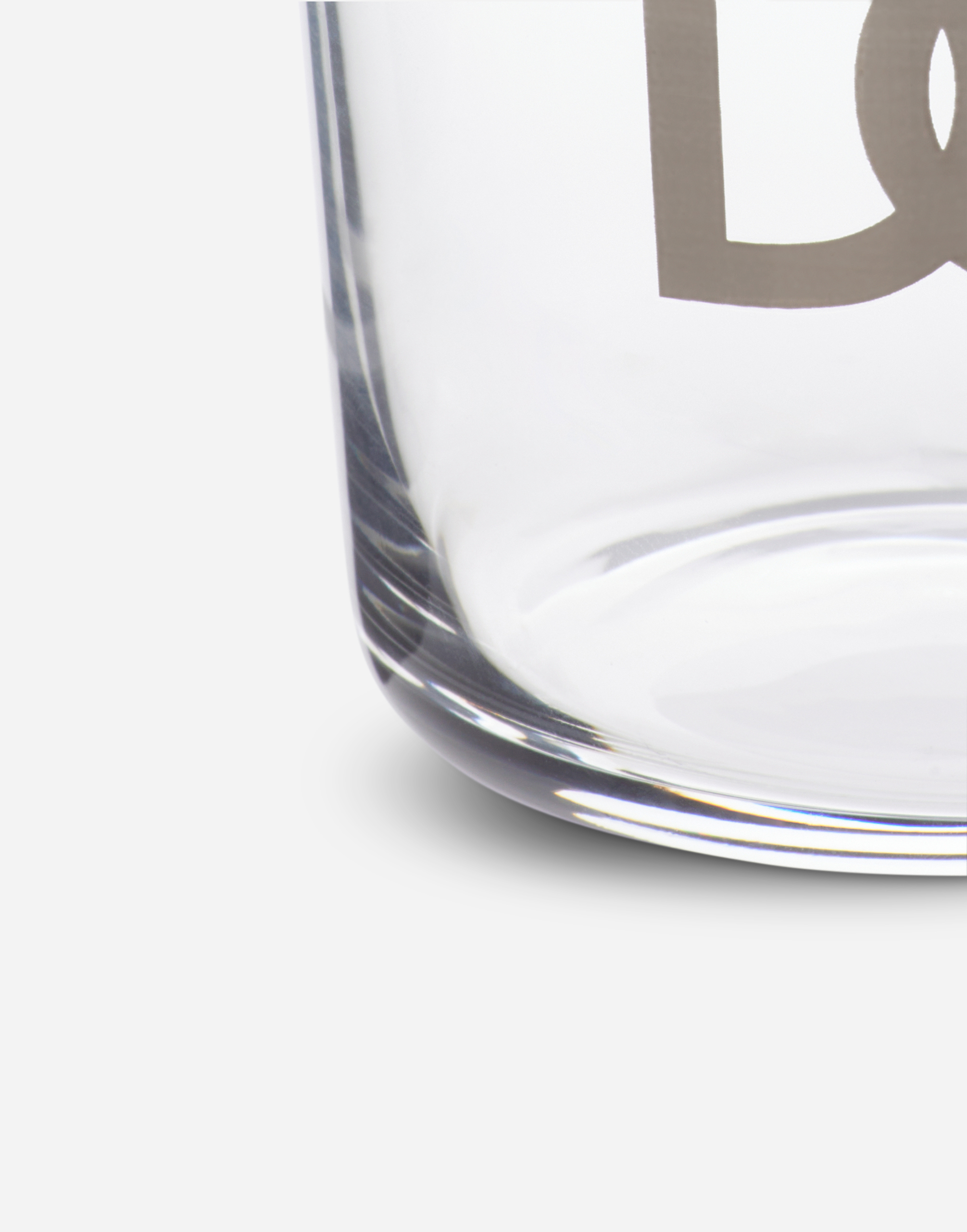 Dolce & Gabbana Set 2 Water Glasses In Multicolor