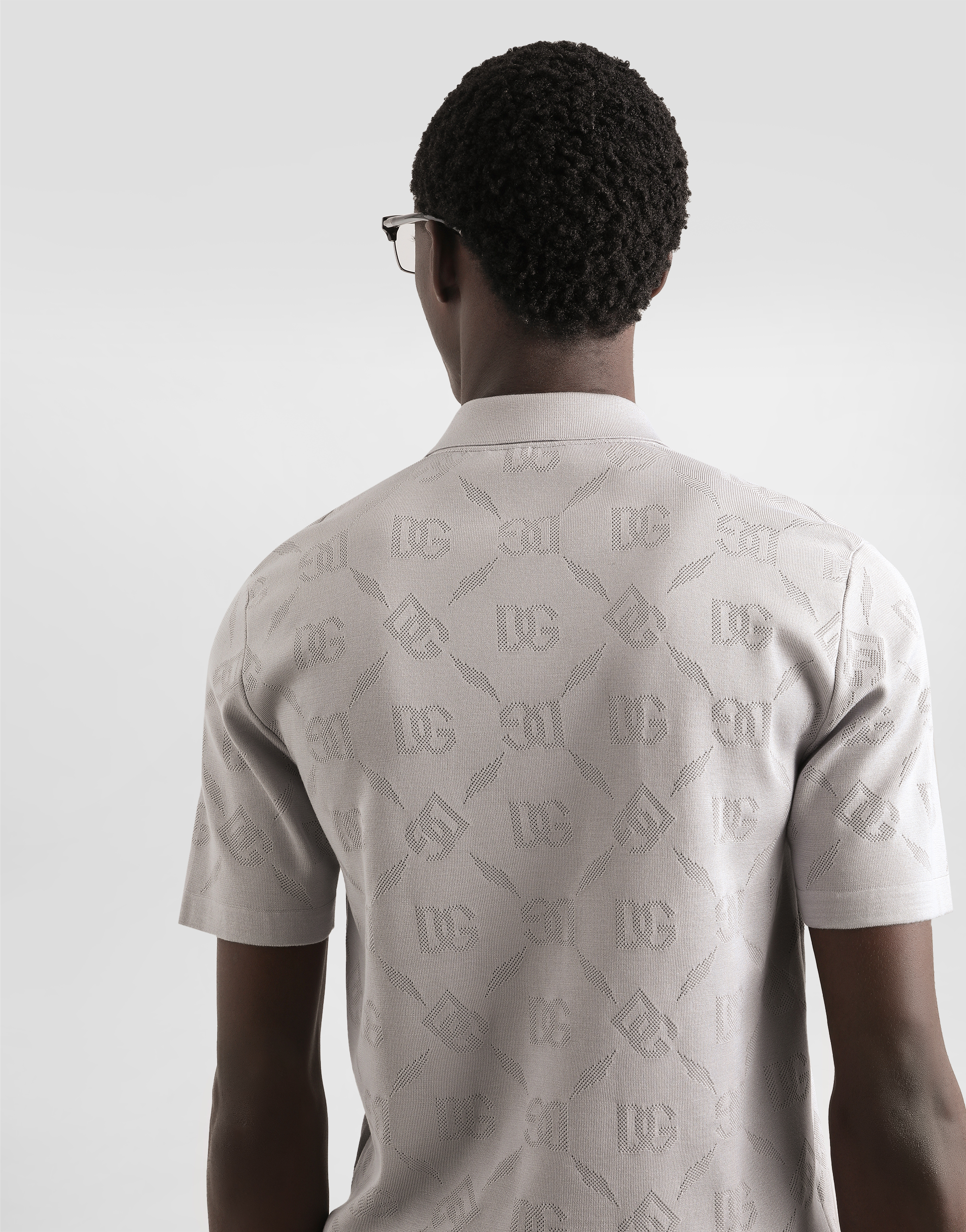 Dolce & Gabbana Silk Shirt With Dg Openwork
