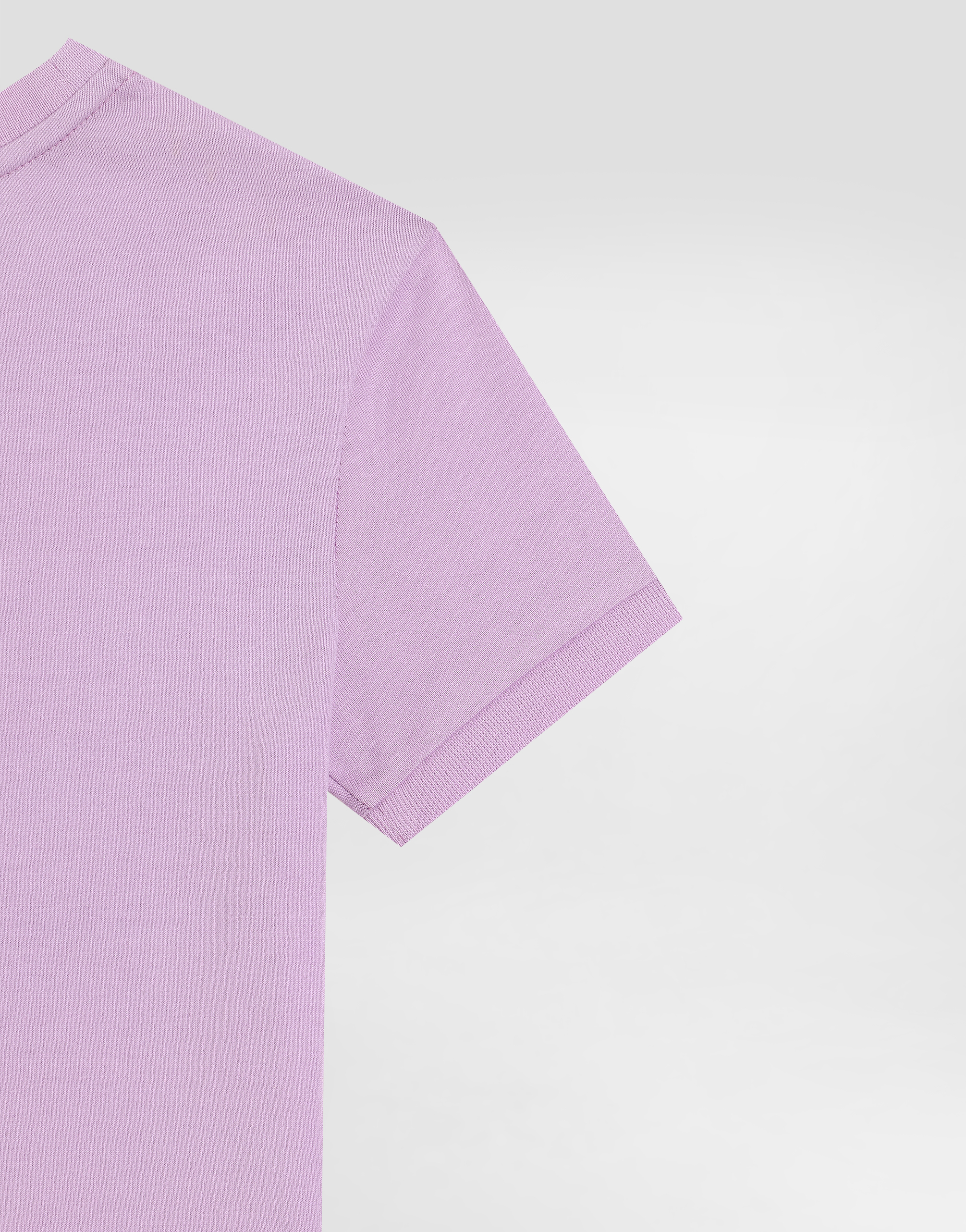 Dolce & Gabbana Jersey T-shirt With Logo Tag In Lilac