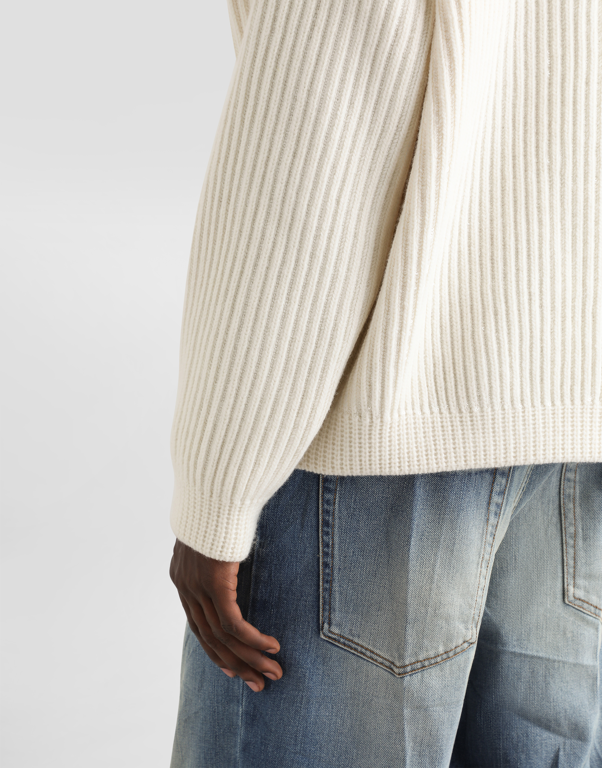 Sweater with sequins