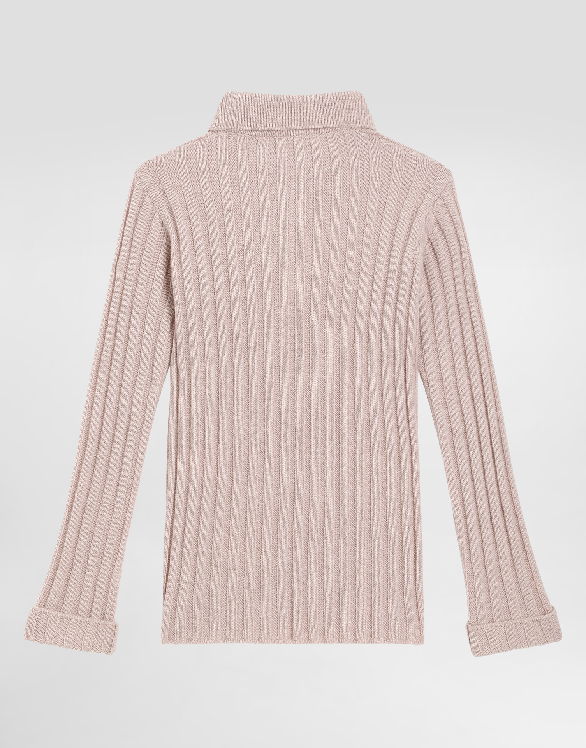  Dolce & Gabbana Ribbed Wool Polo With Ruffles - Frau Strickwaren Pink 12 Years 