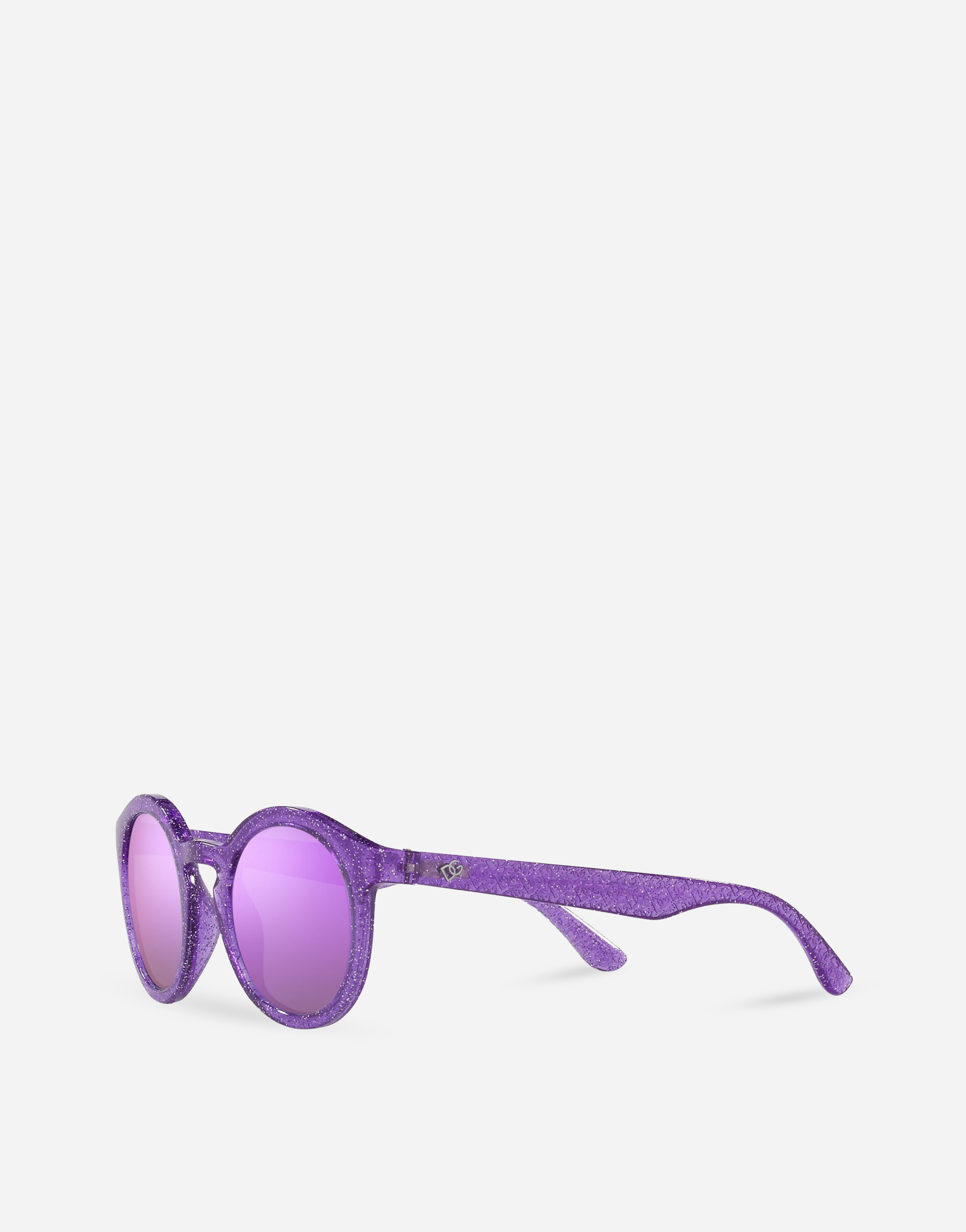 Dolce and gabbana clearance purple sunglasses