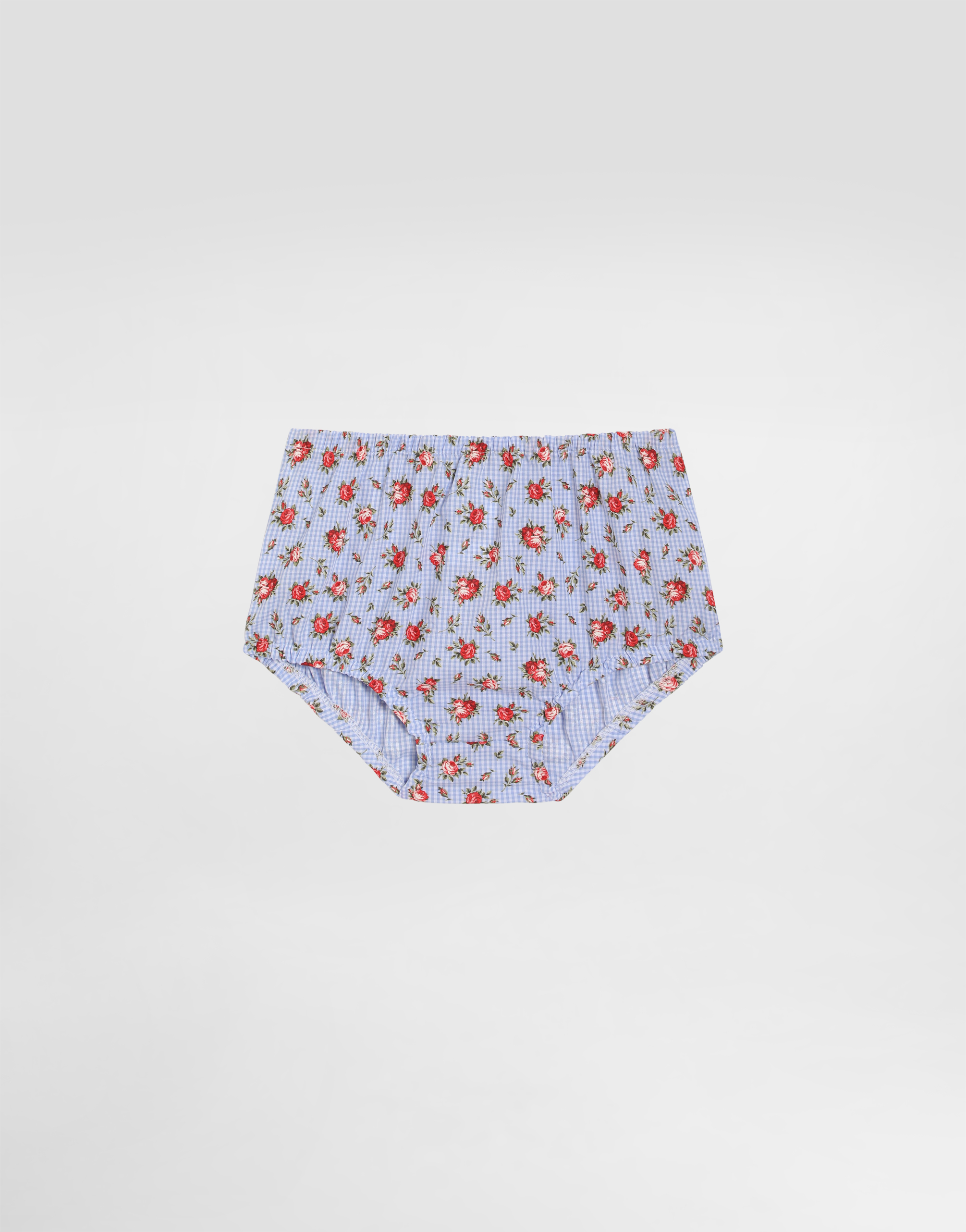  Dolce & Gabbana Small Rose-print Poplin Dress With Bloomers - Mujer Vestidos Multicolor 18/24 Months 