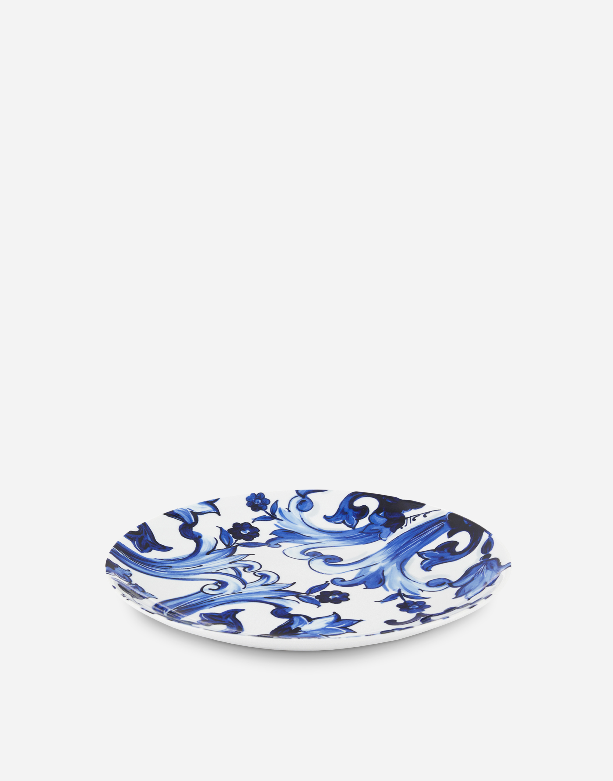 Dolce & Gabbana Set 2 Porcelain Dinner Plates Multicolor Unisex Onesize In Multicolor