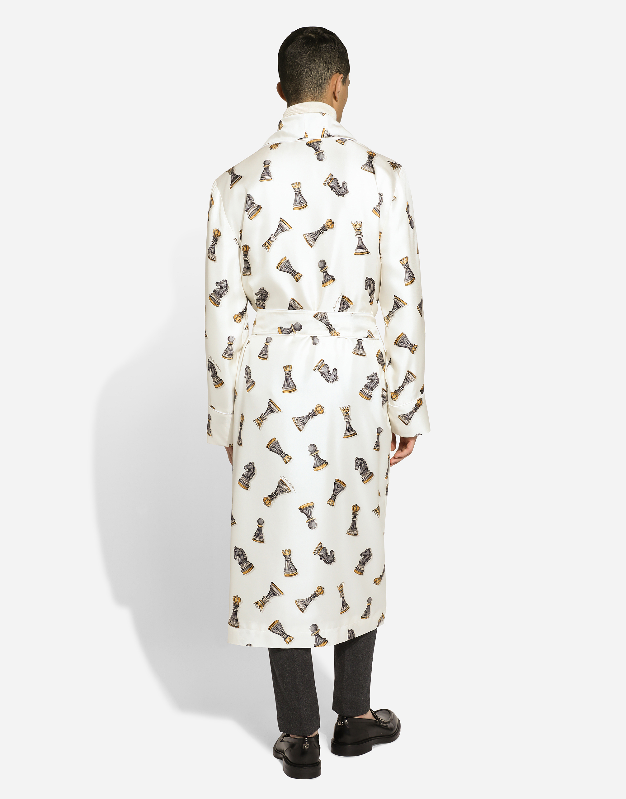 Dolce & Gabbana Wool Turtle-neck Sweater In Beige