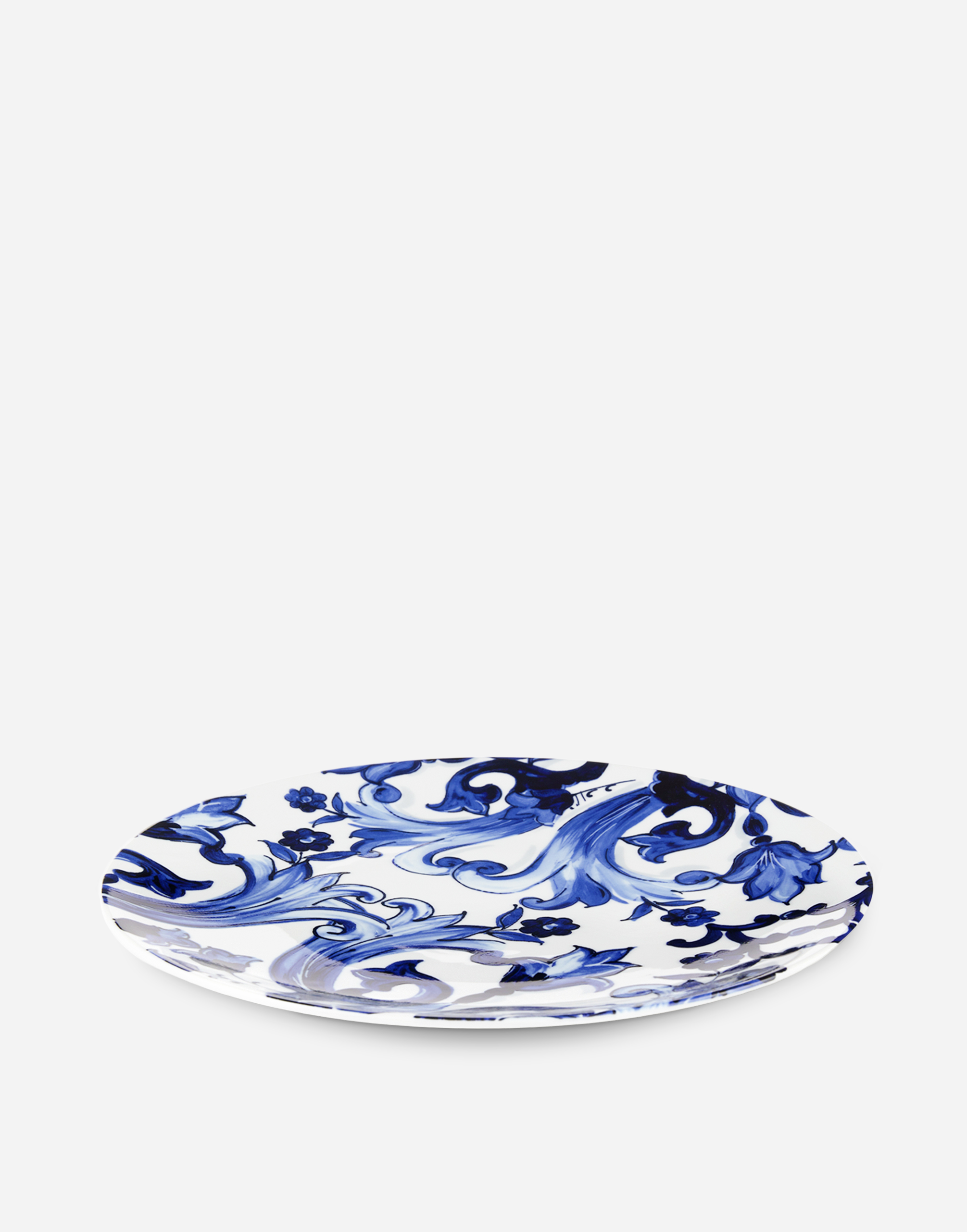 Shop Dolce & Gabbana Porcelain Charger Plate In Multicolor