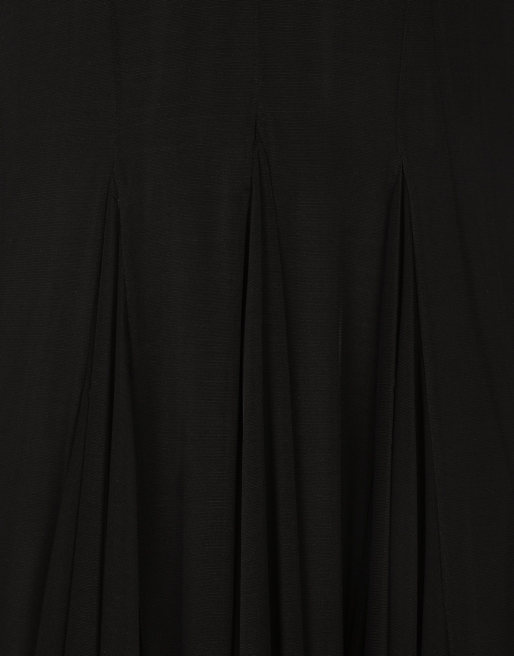 Dolce & Gabbana Mesh Maxi Dress In Black