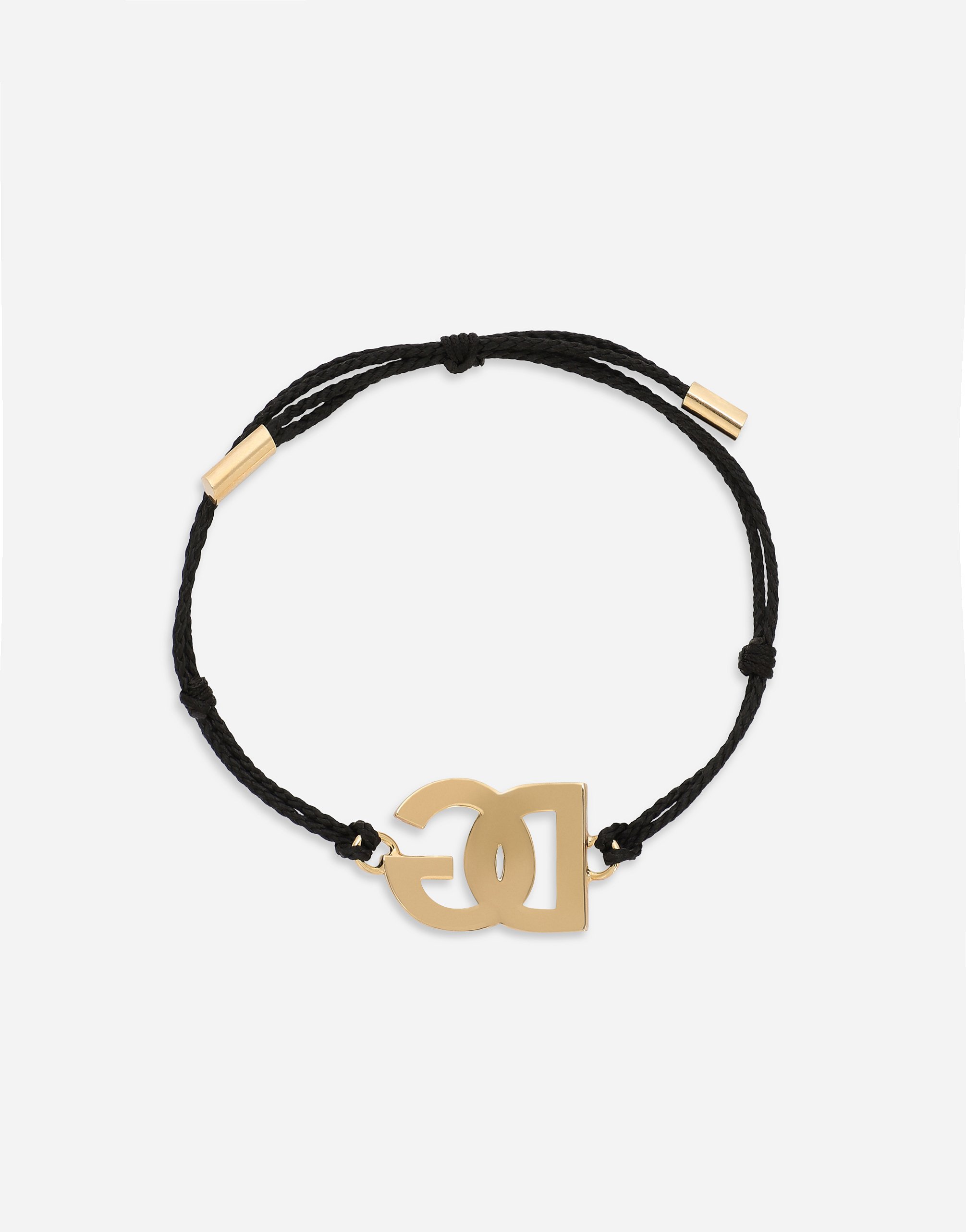 Cord bracelet with large DG logo