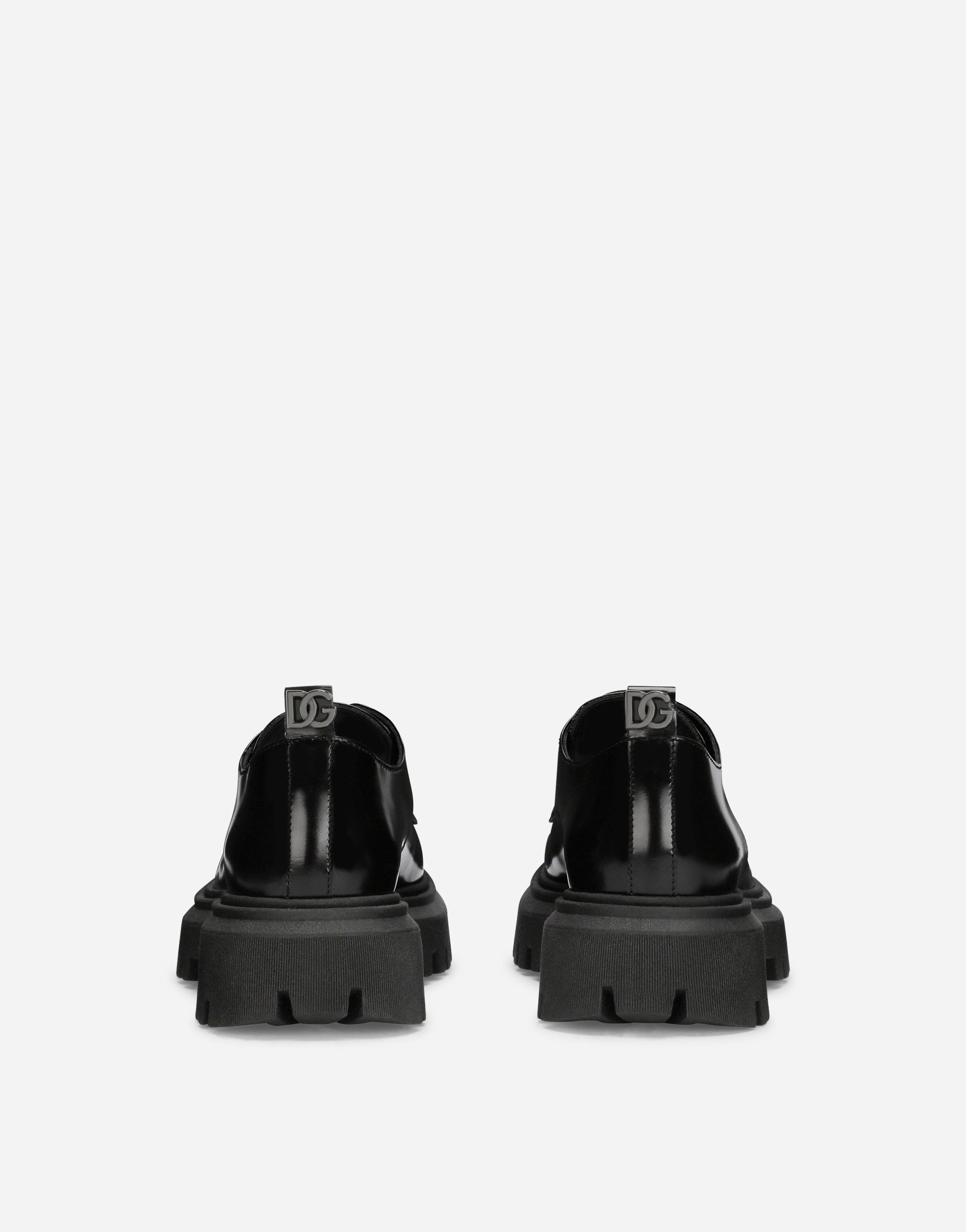 DOLCE & GABBANA BRUSHED CALFSKIN DERBY SHOES