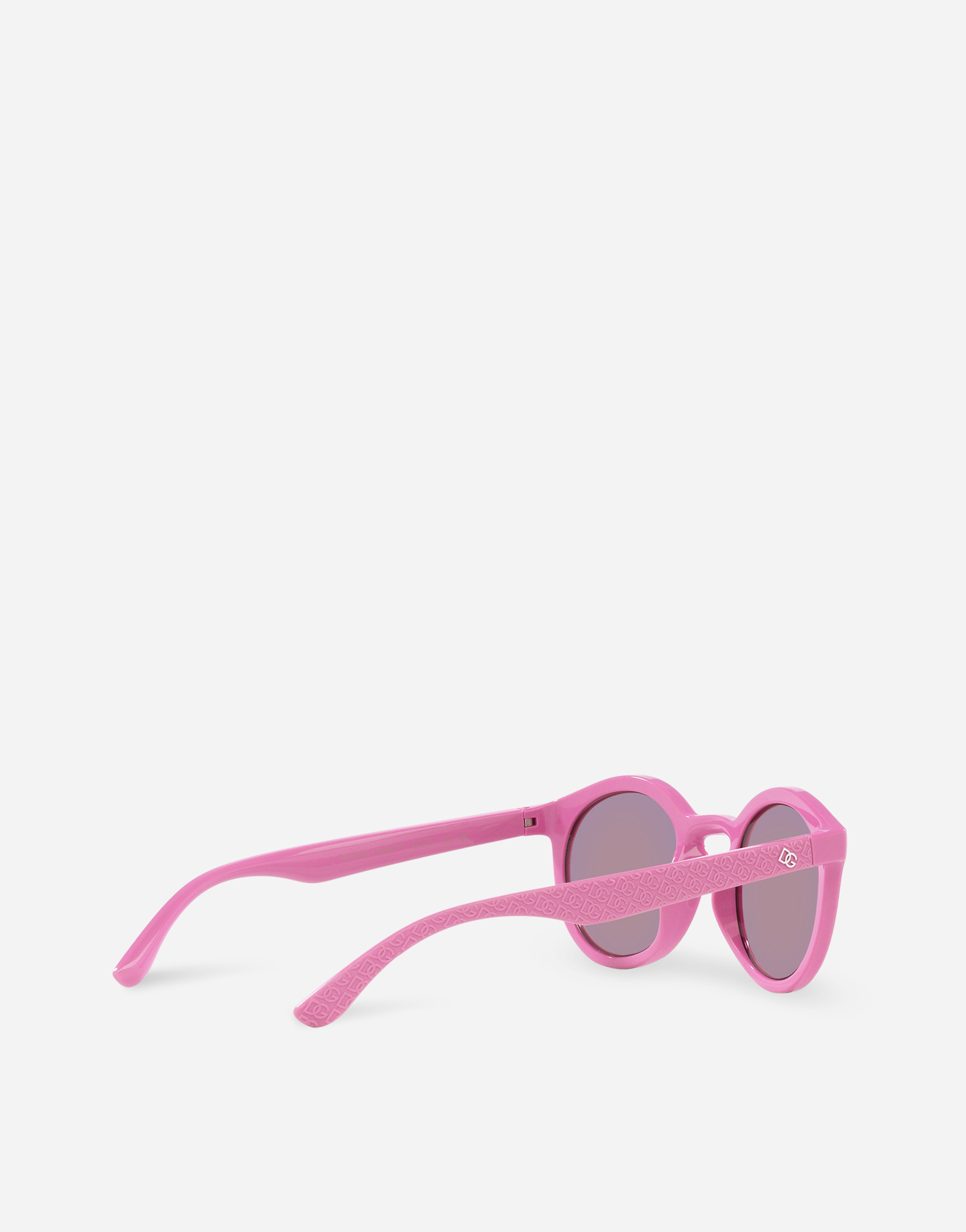 Shop Dolce & Gabbana Gamers Sunglasses In Pink