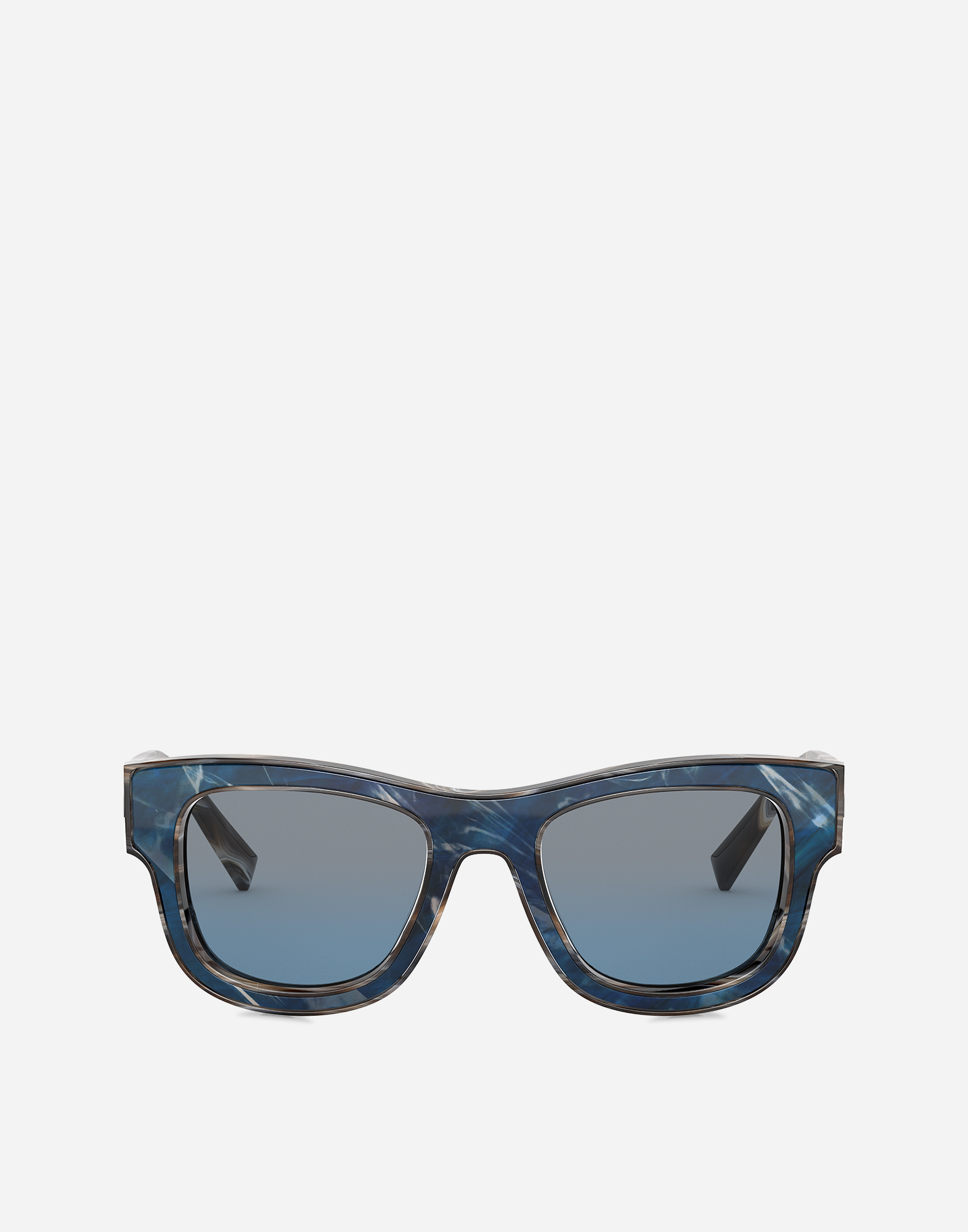 Dolce & Gabbana Domenico Deep Sunglasses In Brown And Blue