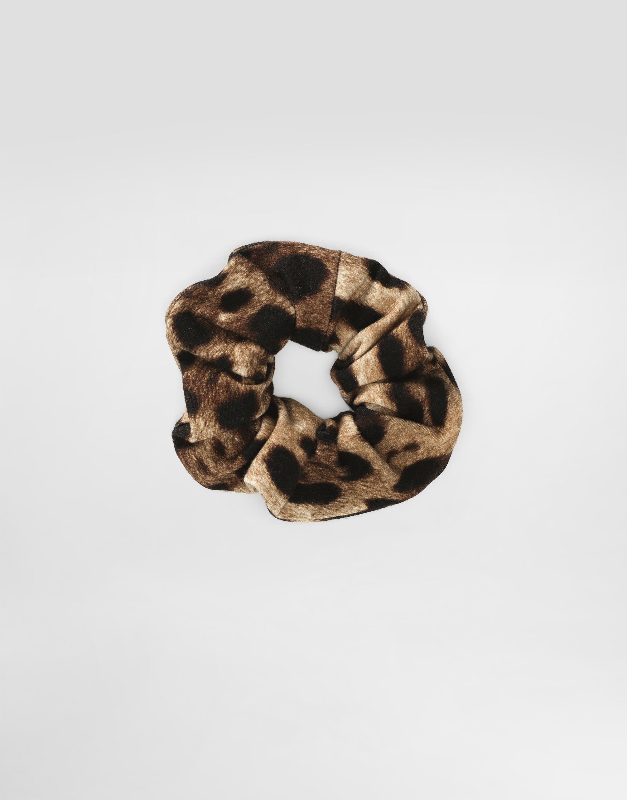  Dolce & Gabbana Leopard-print Interlock Scrunchie - Frau Accessoires Animalprint Onesize 