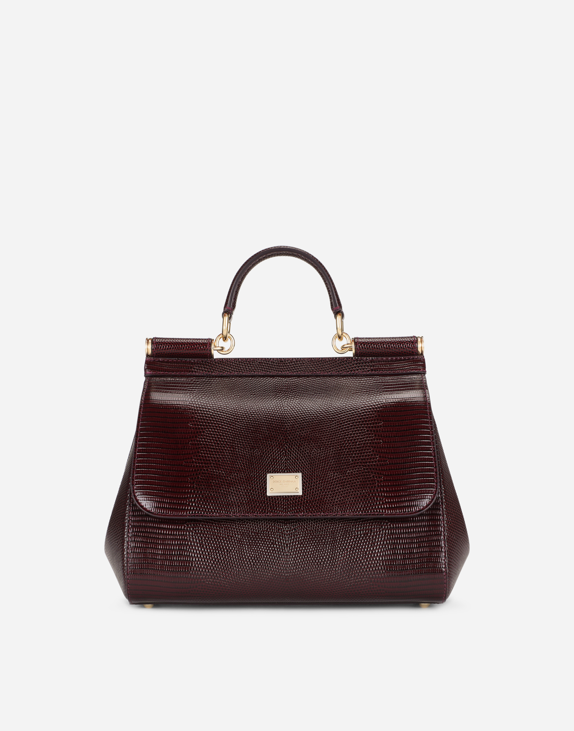 Large Sicily handbag in Bordeaux for Women | Dolce&Gabbana® US