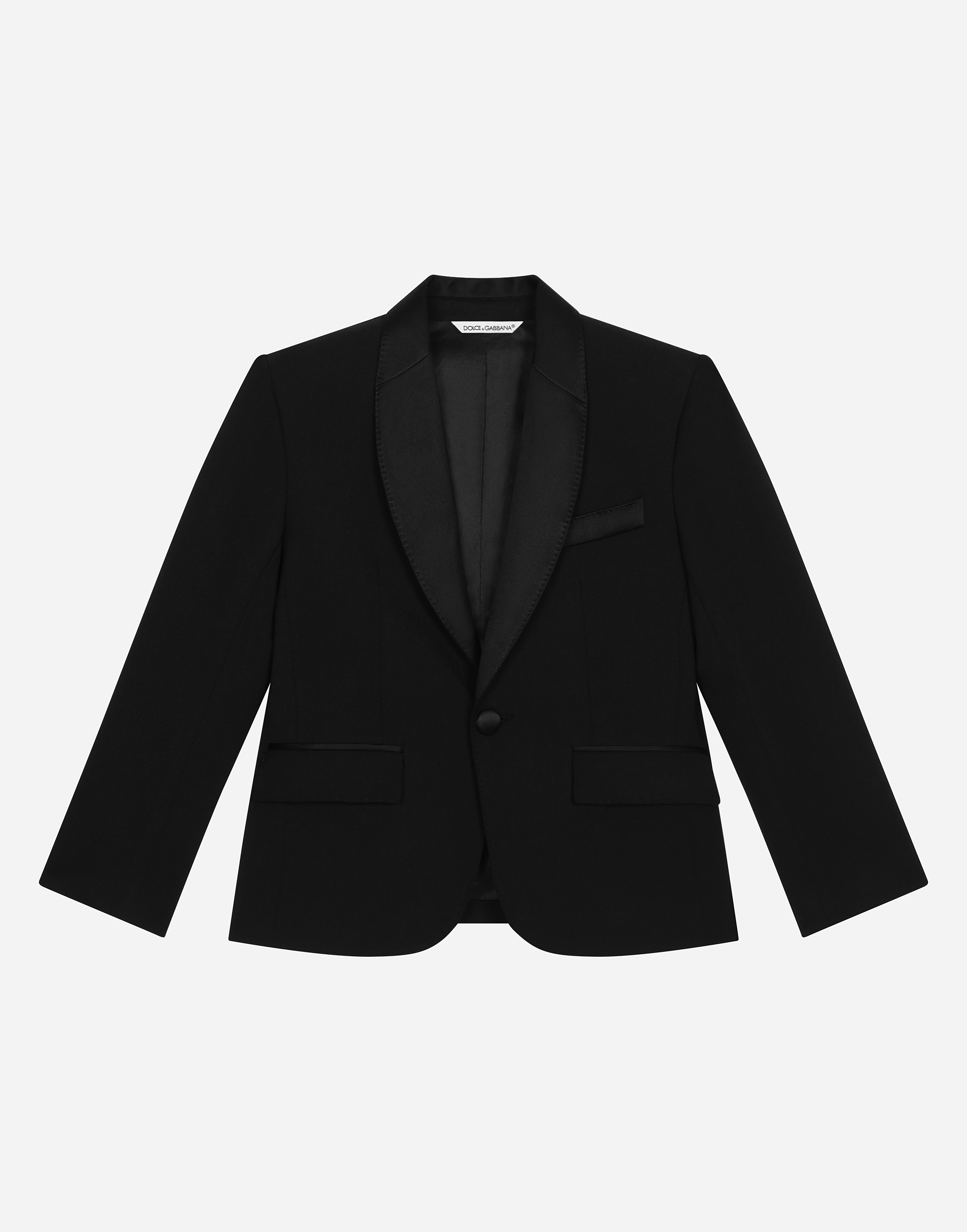 Dolce & Gabbana Giacca Class.1 Bott. - Man Coats And Jackets Black Wool 5 Years