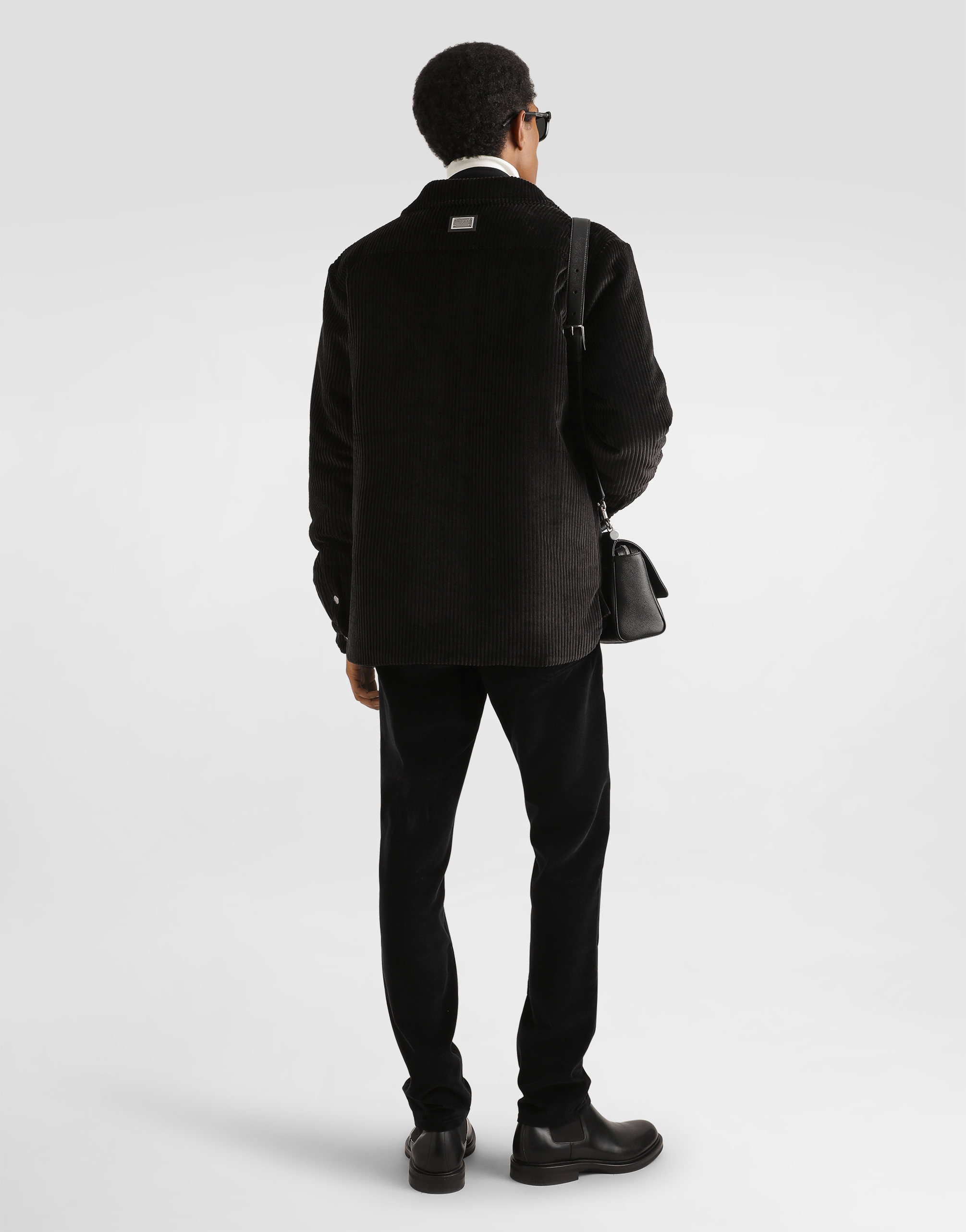Dolce & Gabbana Straight Trousers With Five-pocket And Belt Loops In Black