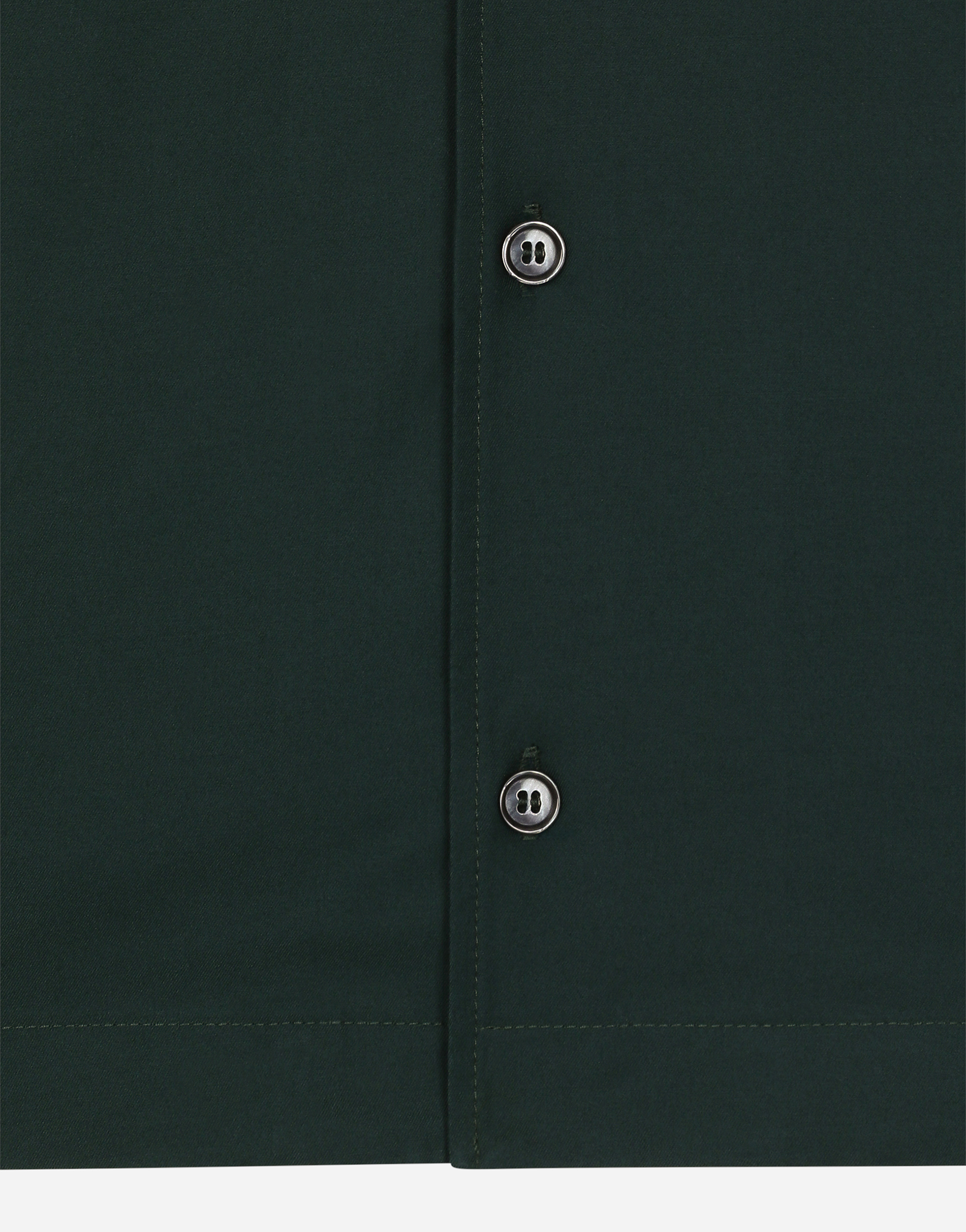 Dolce & Gabbana Poplin Buttoned Shirt In Green