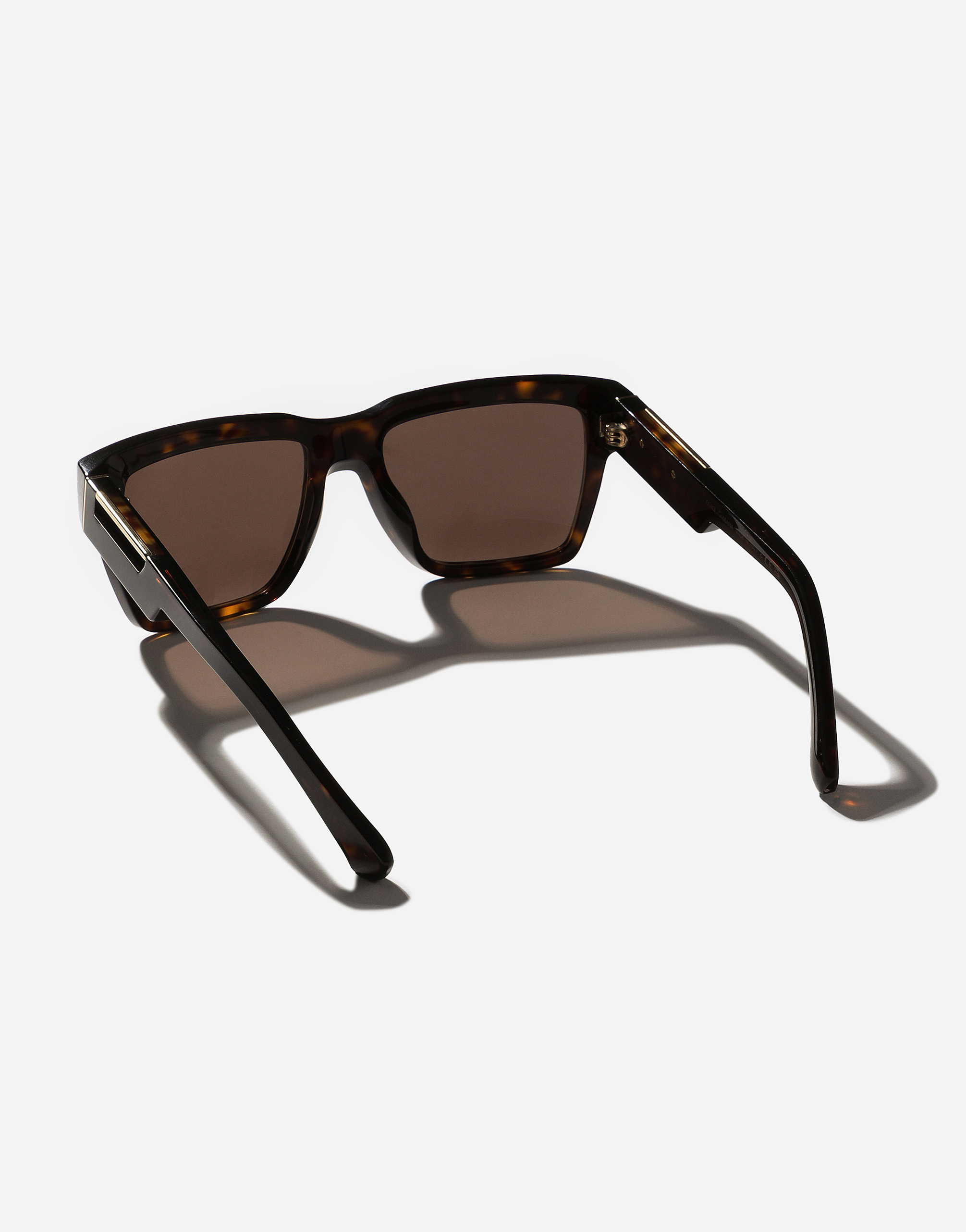  Dolce & Gabbana Lunettes De Soleil Mirror Logo - Homme Lunettes De Soleil Gris Havane Ac�tate Onesize 