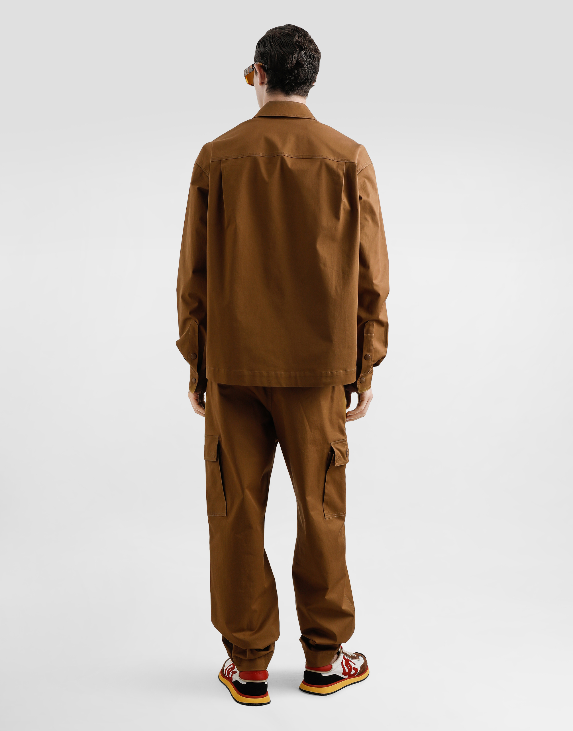 Dolce & Gabbana Cotton Shirt With Tag In Brown