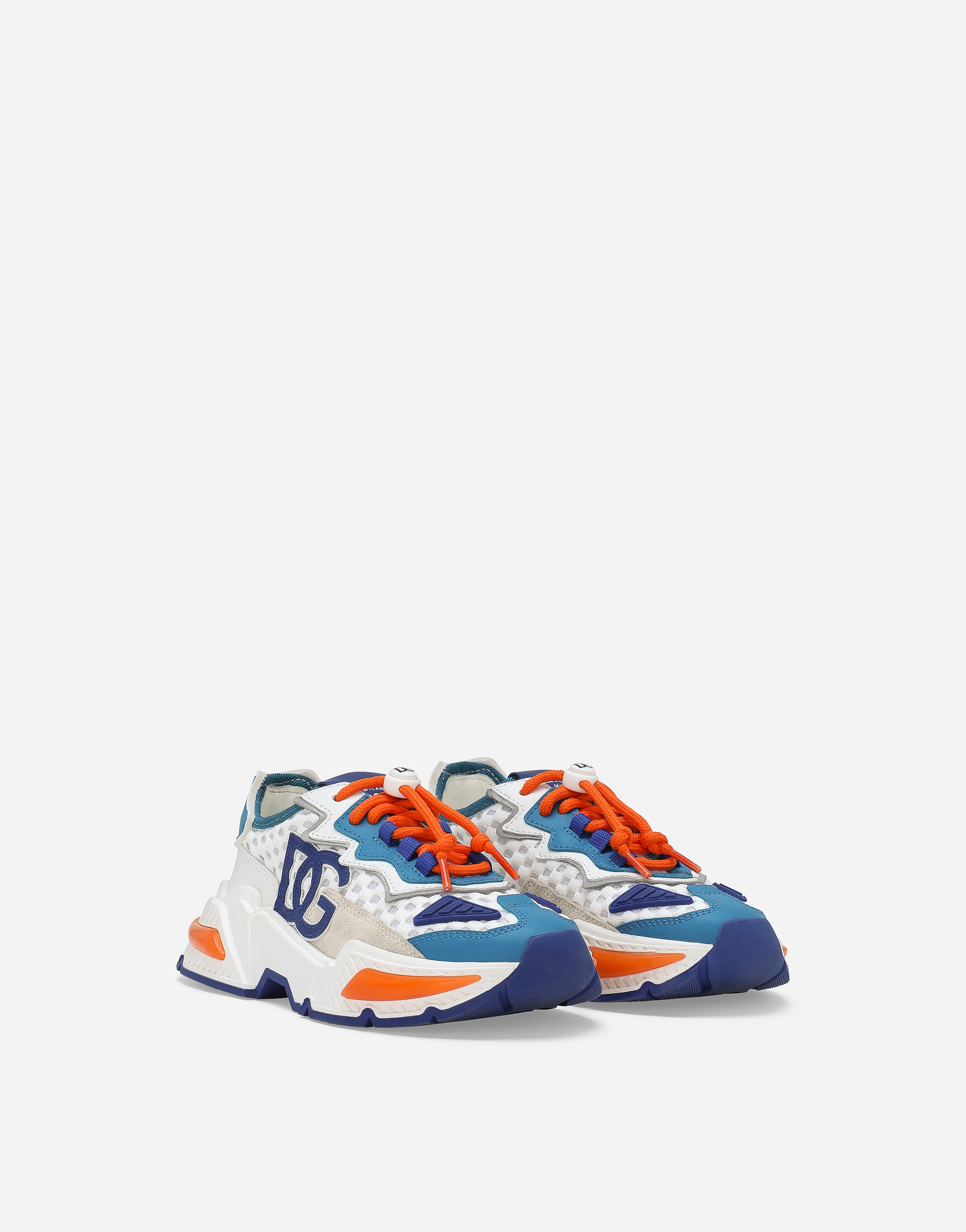 Dolce & Gabbana Mixed-materials Daymaster Sneakers In Multicolor