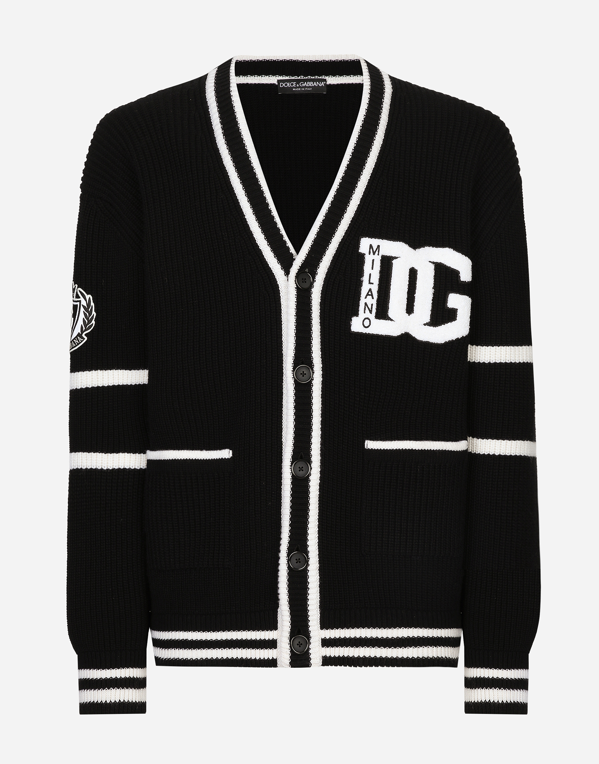 Dolce & Gabbana Cardigan In Black