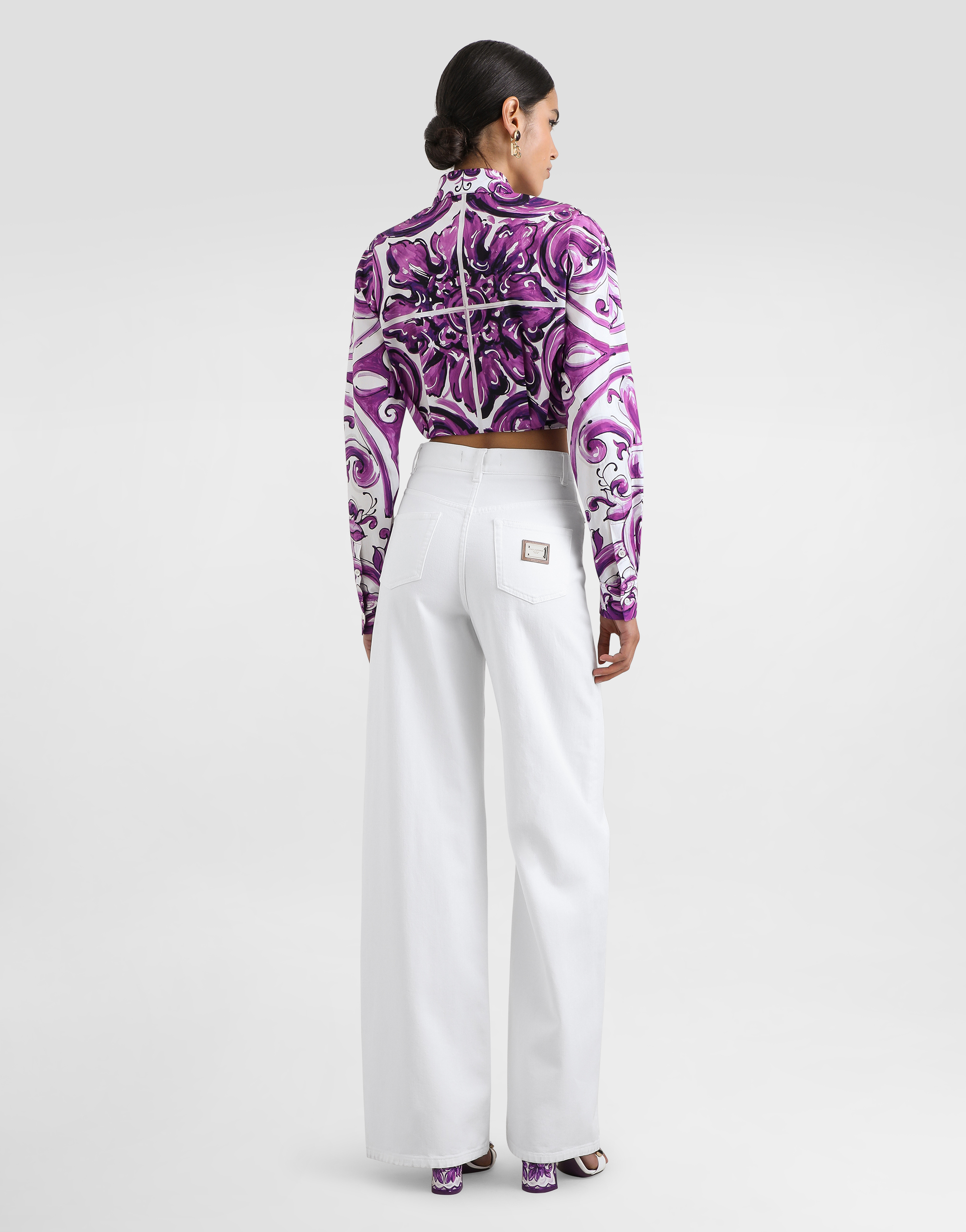 Dolce & Gabbana Graphic-print Cotton Shirt