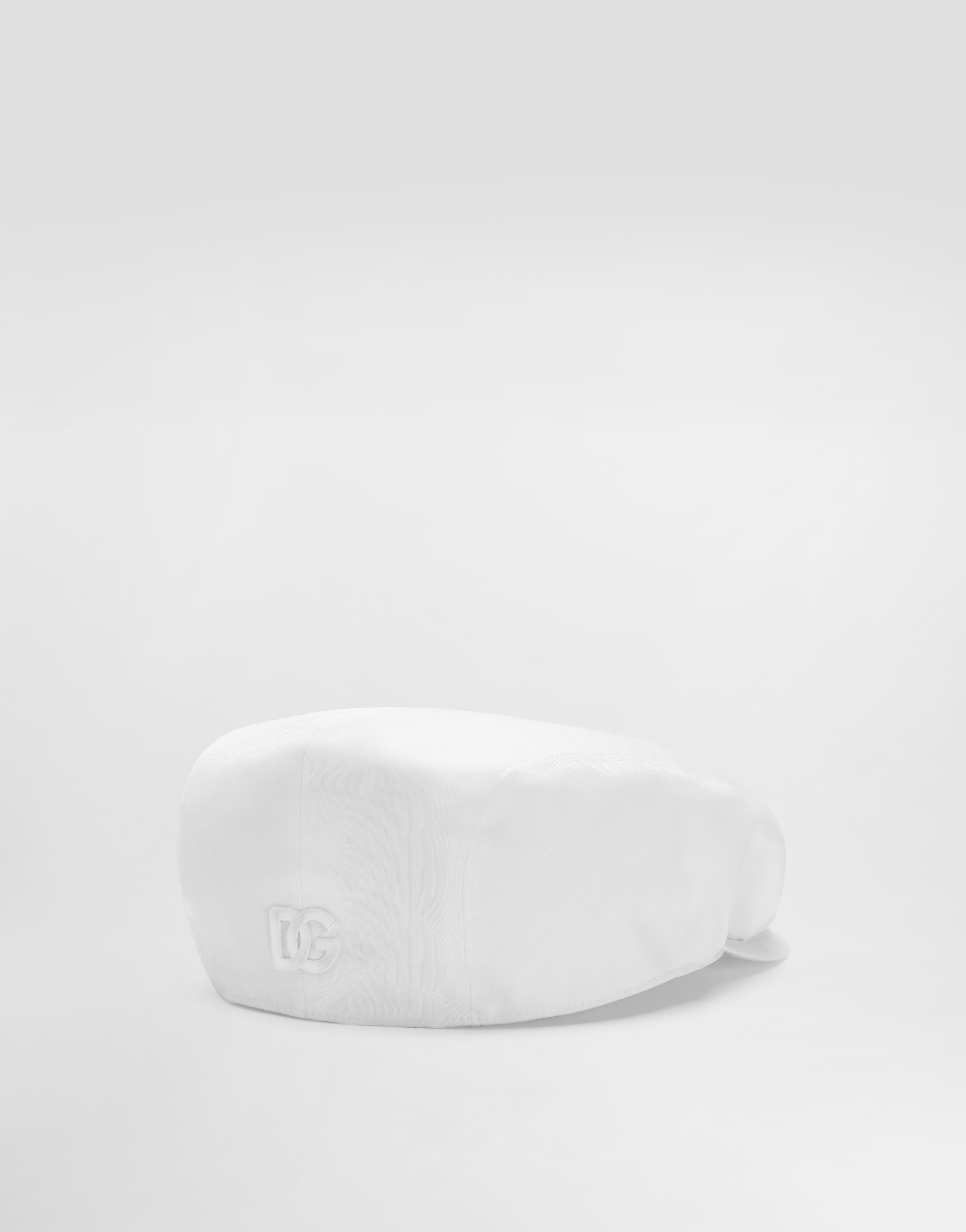 Dolce & Gabbana Cotton Gabardine Flat Cap