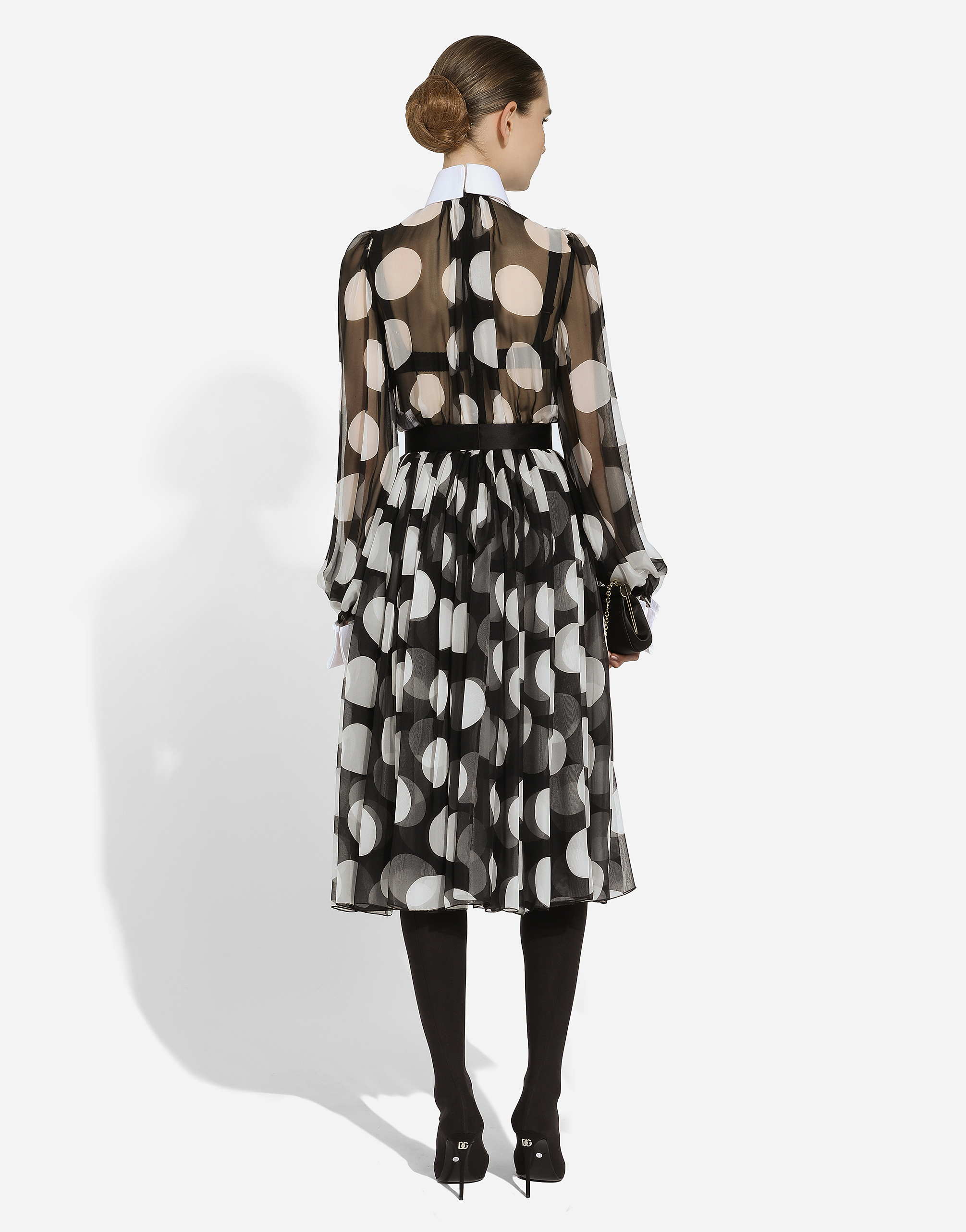 Dolce & Gabbana Polka-dot Print Dress In プリ
