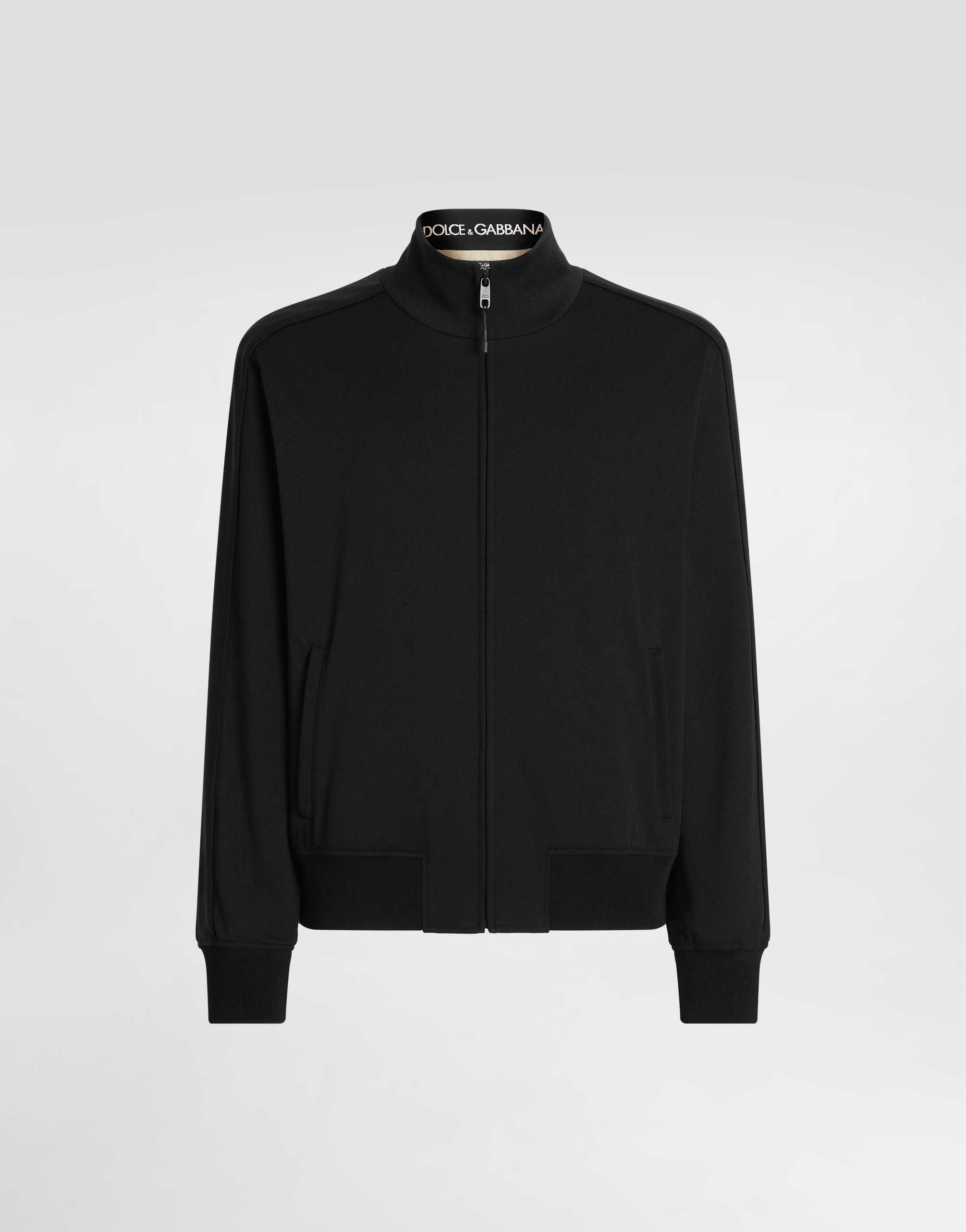 Dolce & Gabbana ジャージ サイズ44 ブラック/グレー Technical jersey sweatshirt in Black for Men | Dolce&Gabbana® US