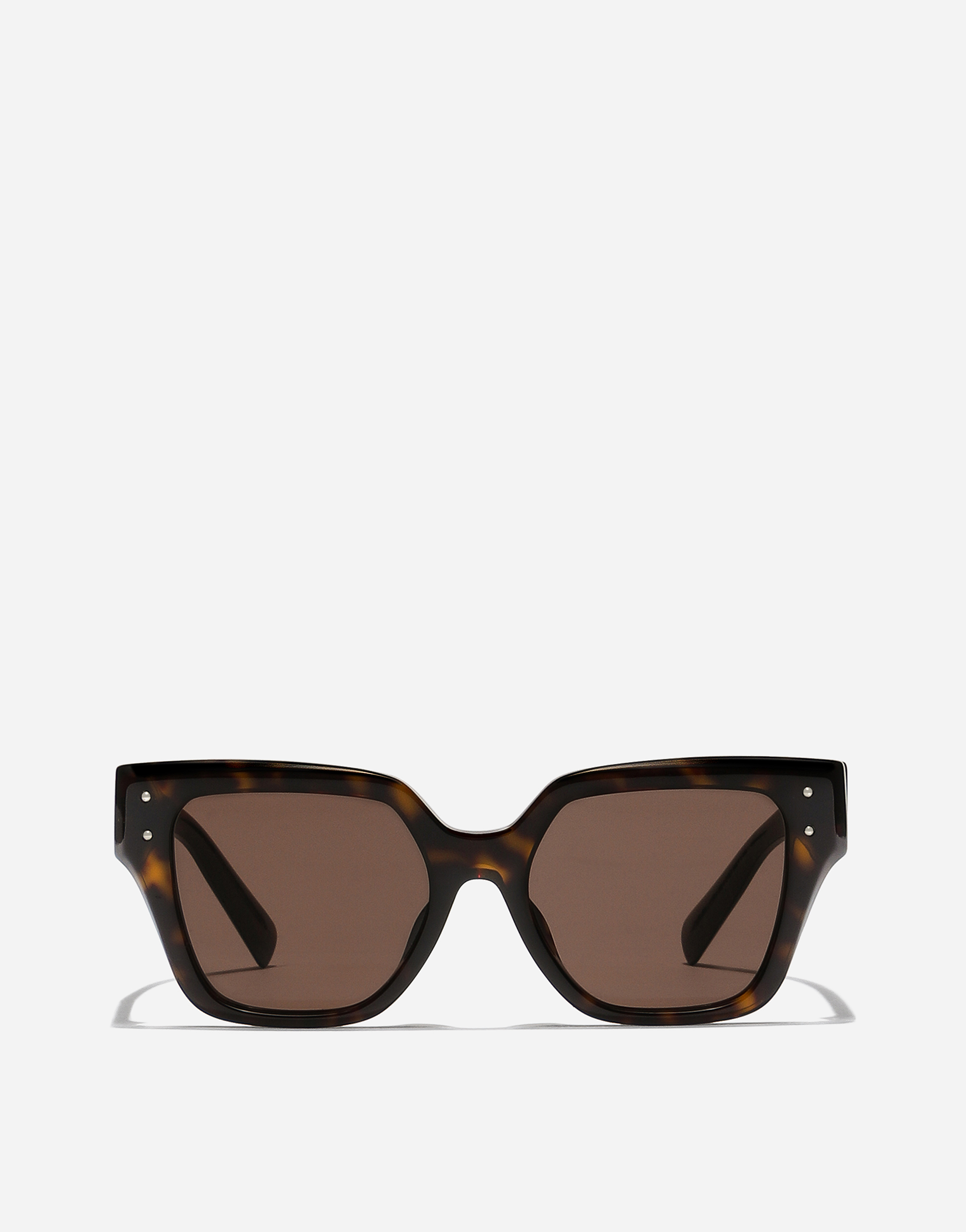 Dolce & Gabbana Dg Sharped Sunglasses In Brown