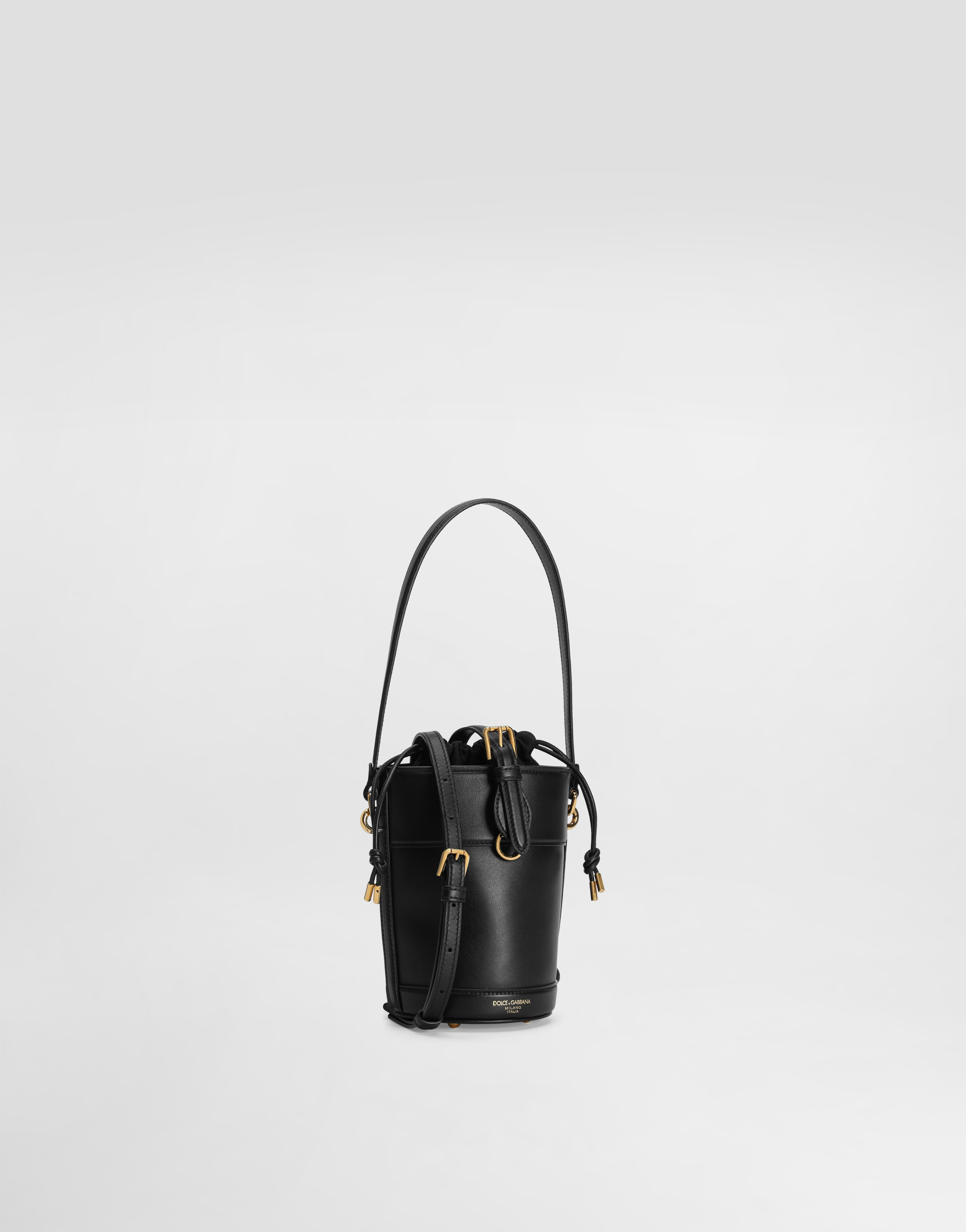 Dolce & Gabbana Capri Bucket Bag In Black