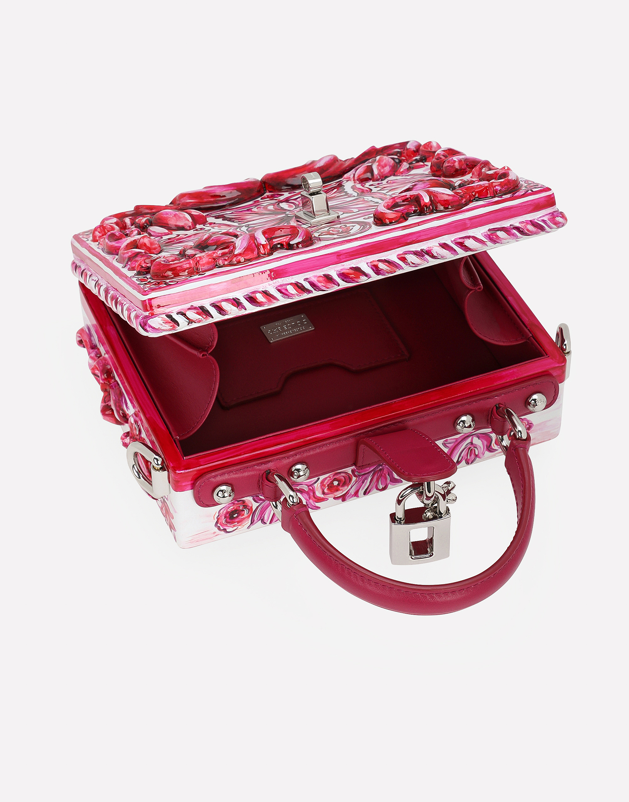 Shop Dolce & Gabbana Dolce Box Handbag In Multicolor