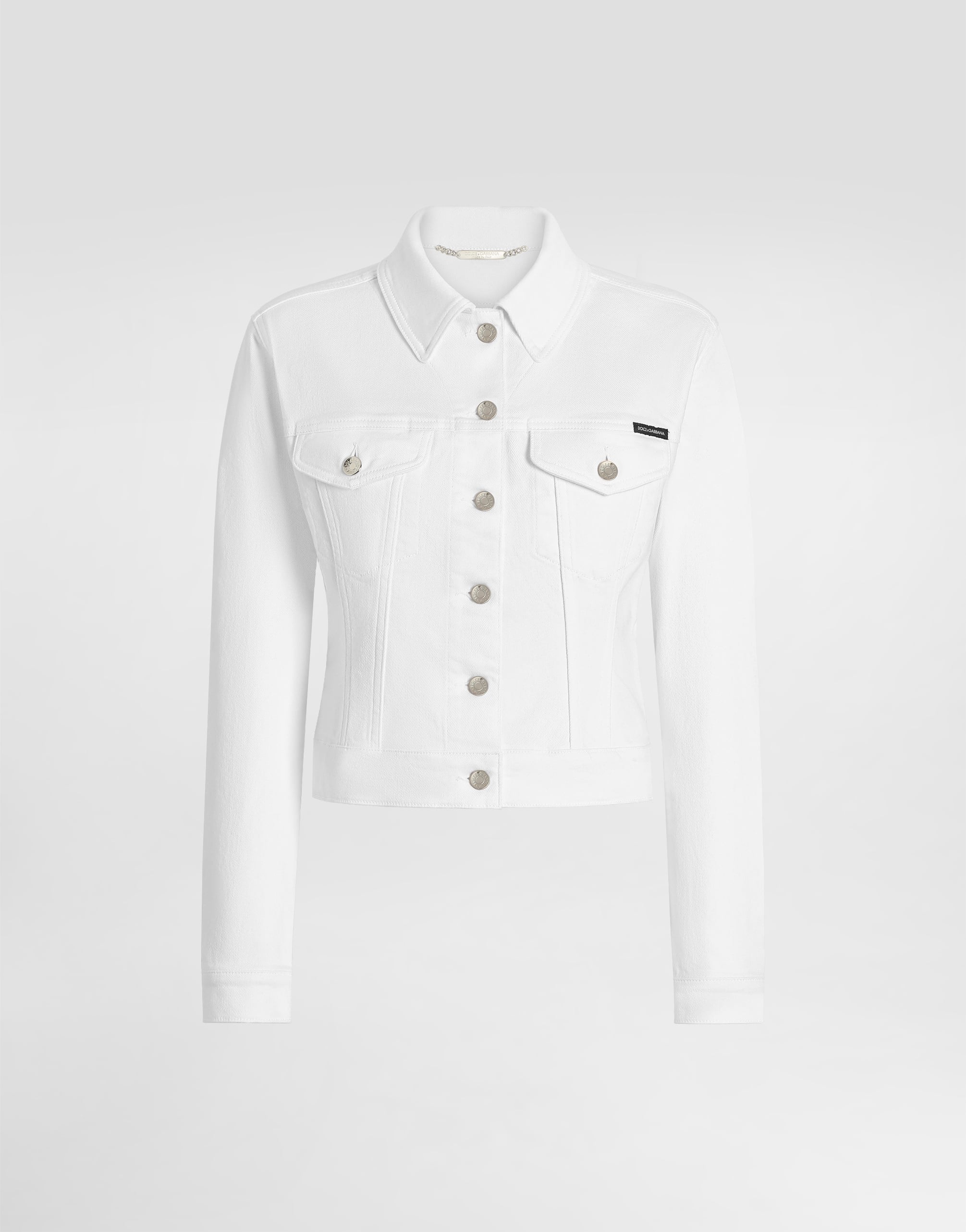 マルチカラーのウィメンズ デニム ジャケット | Dolce&Gabbana®