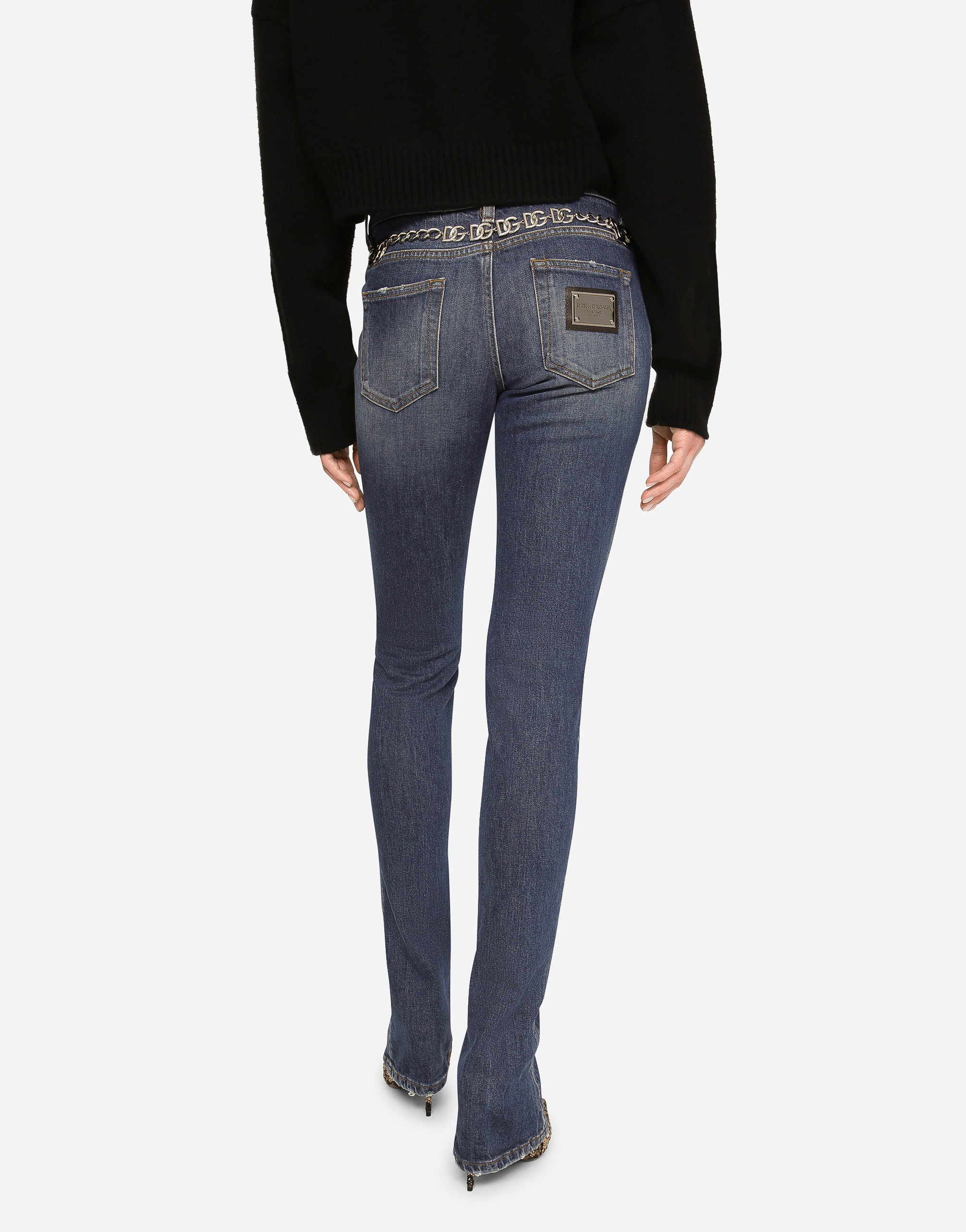 DOLCE & GABBANA BELL-BOTTOM JEANS