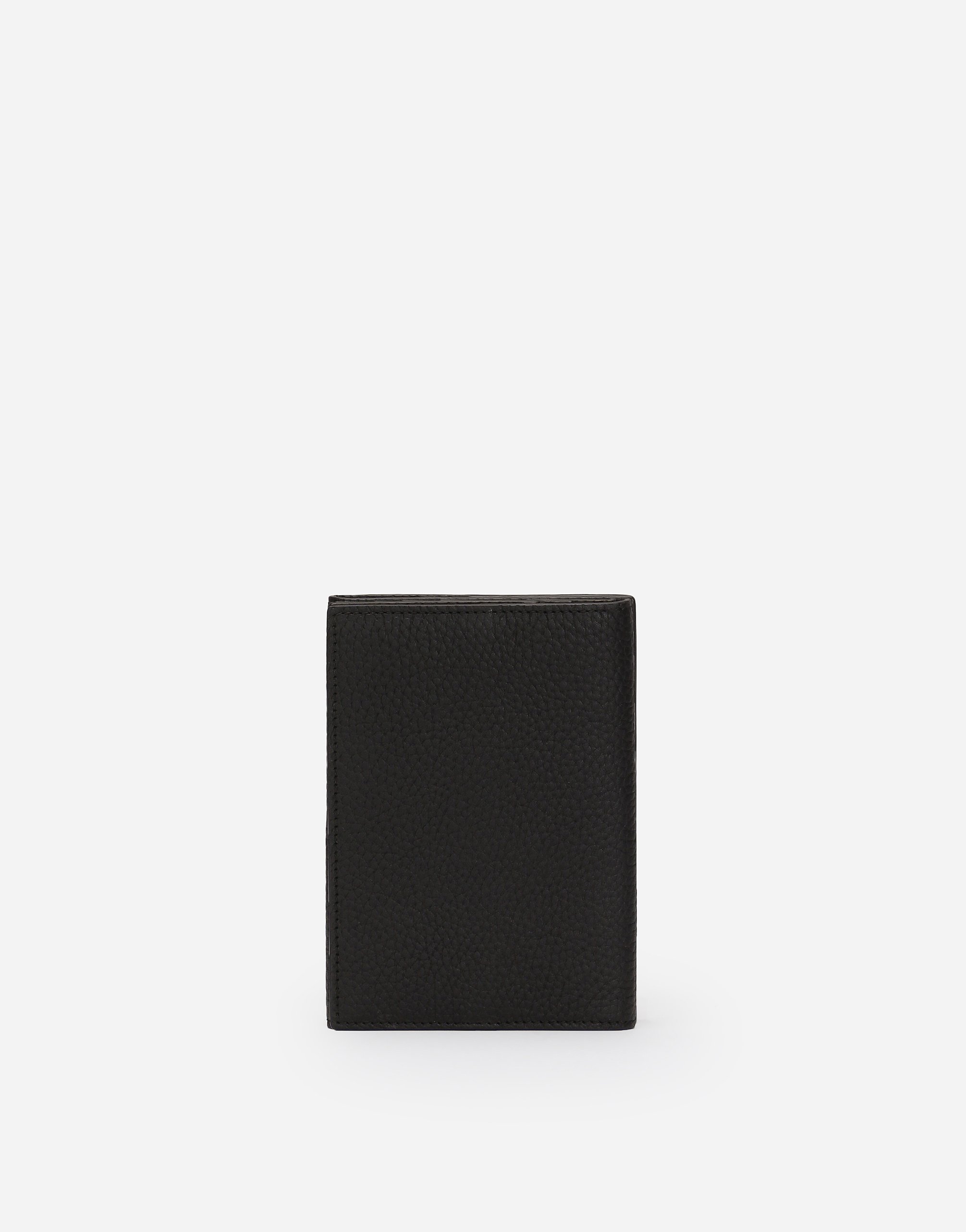 Dolce & Gabbana 3d-effect Logo Leather Cardholder In Black