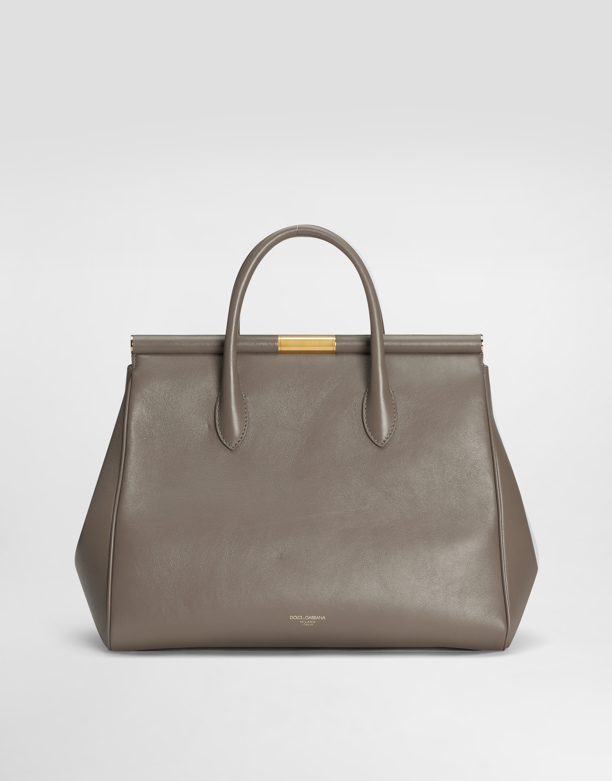 Dolce & Gabbana Sicily Tote Bag In Grey
