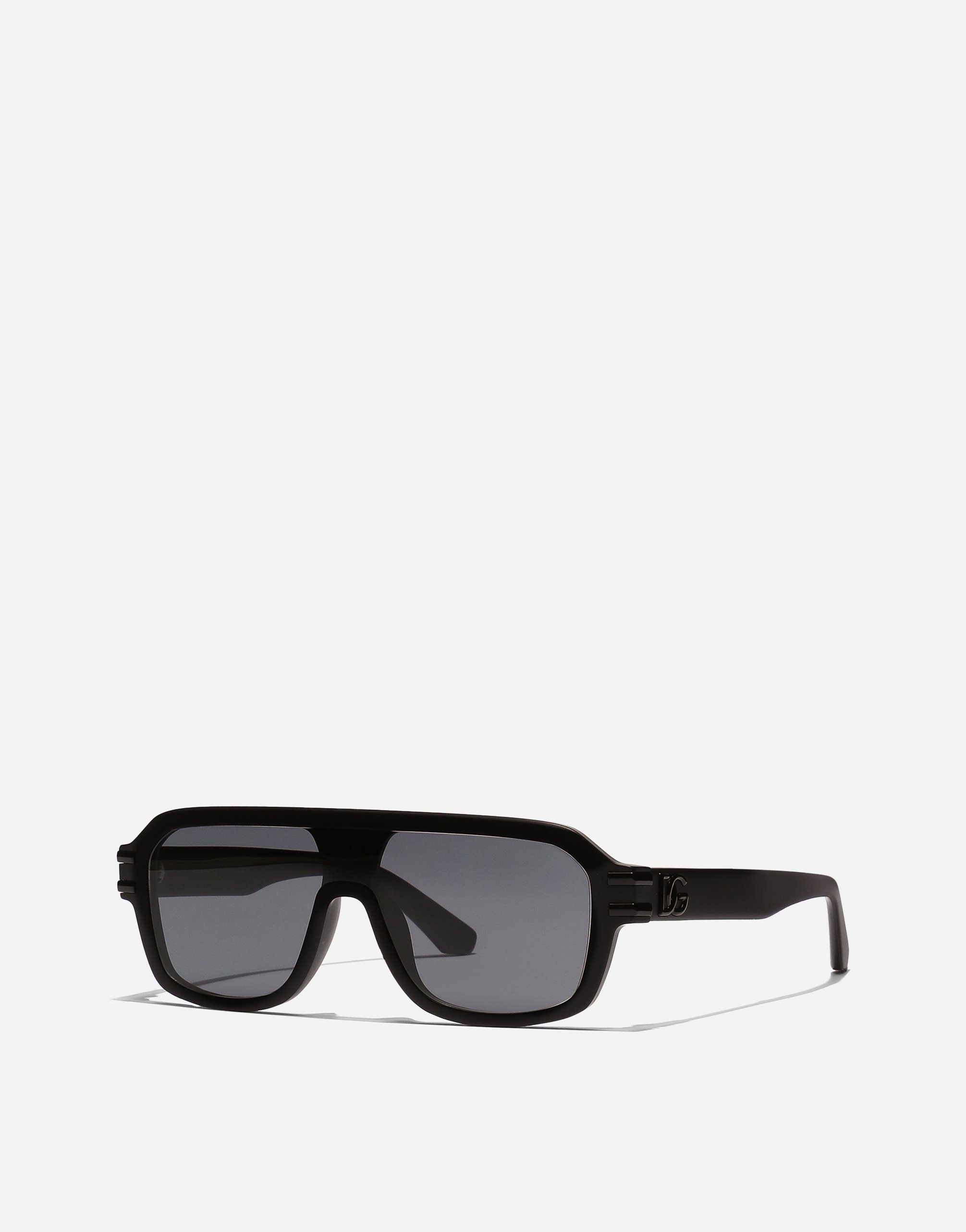 Dolce & Gabbana Dg Griffe Sunglasses In Matte Black