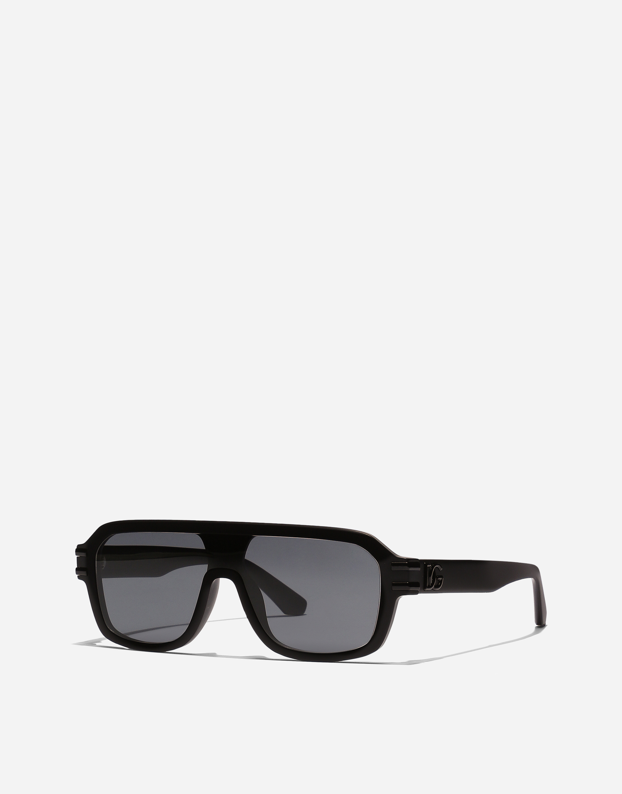 Dolce & Gabbana Dg Griffe Sunglasses In Matte Black