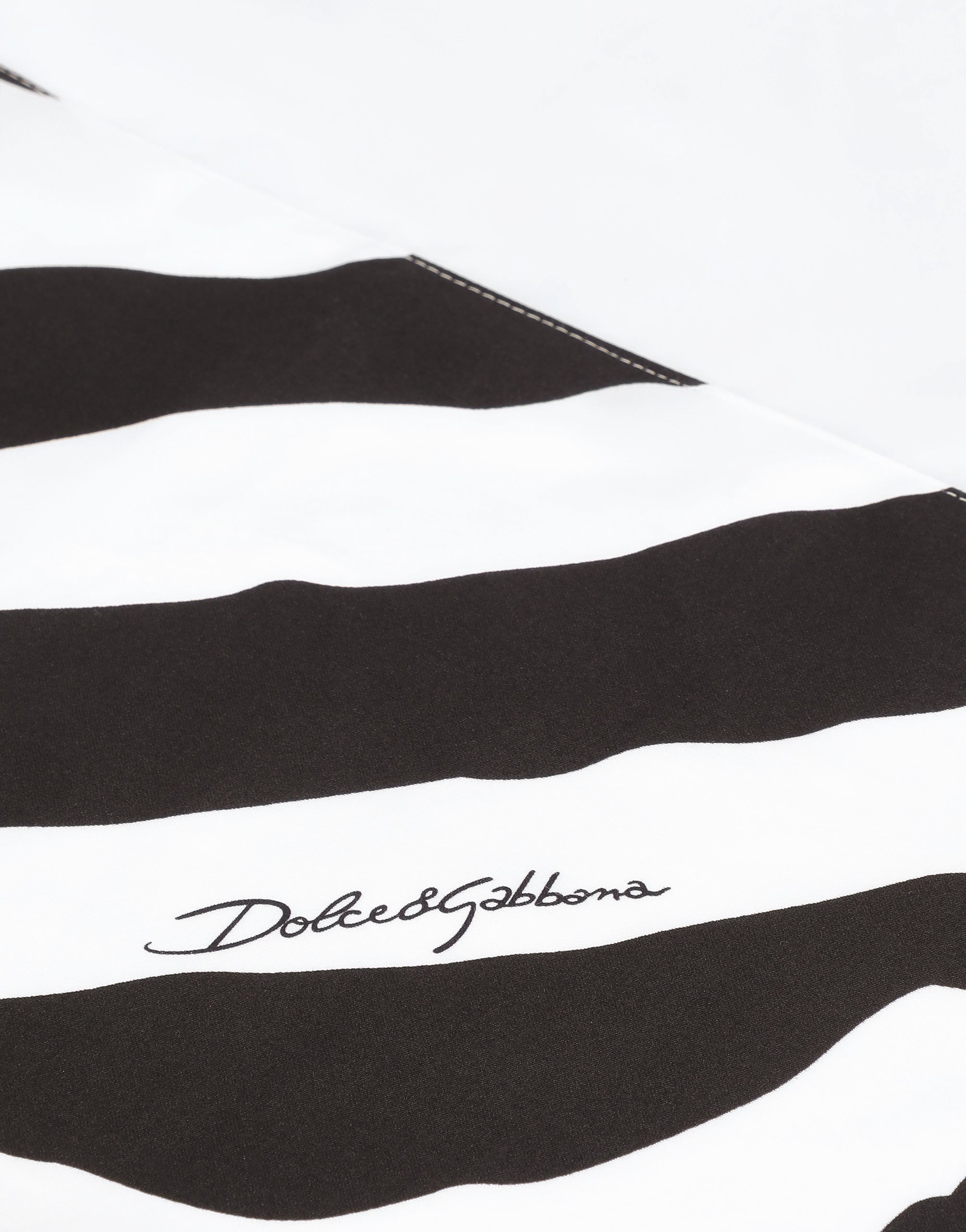 Dolce & Gabbana Set 2 Cotton Sateen Pillowcases In Multi