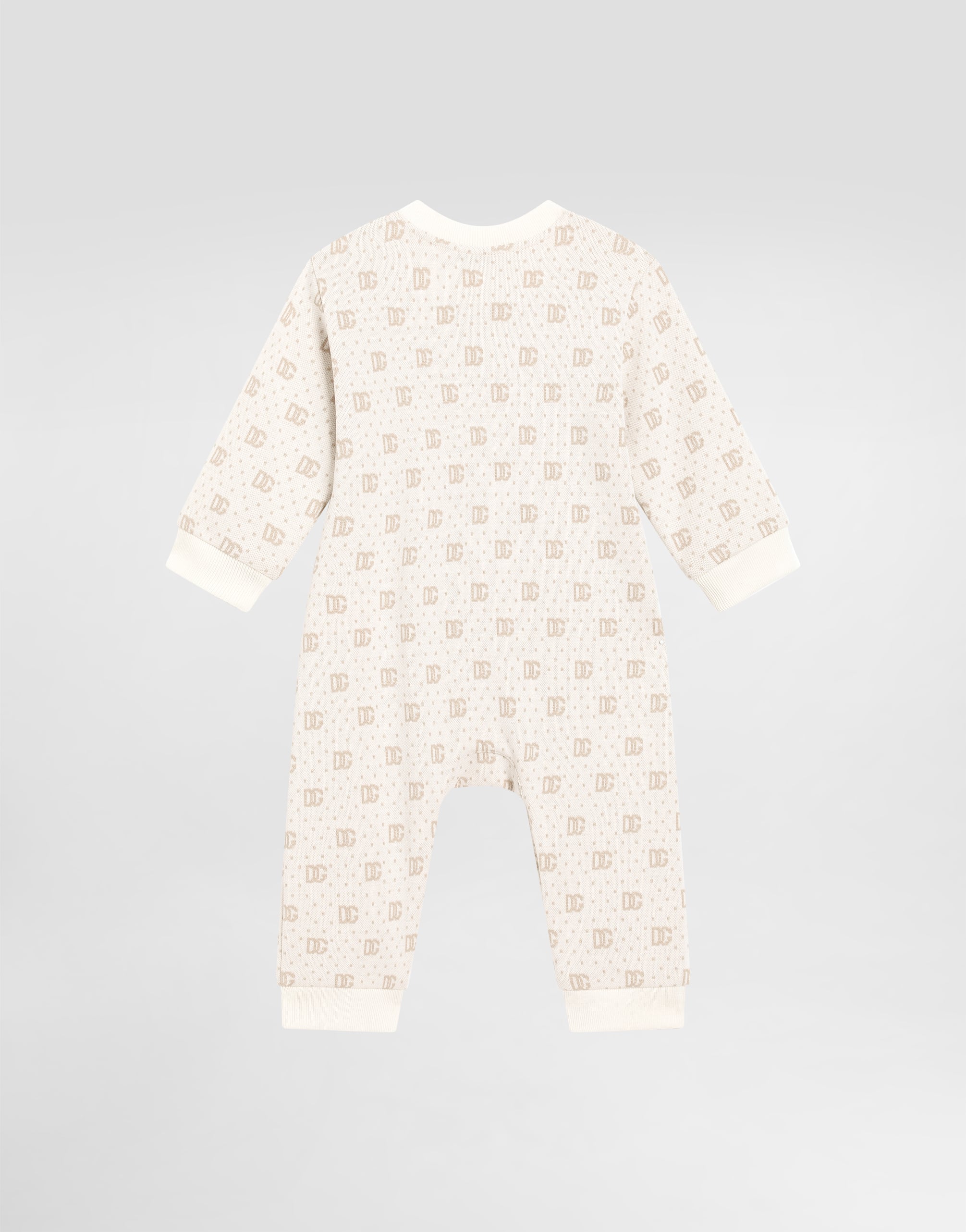  Dolce & Gabbana Dolce & Gabbana 2-piece Knit Gift Set With Jacquard Dg Logo And Polka Dots - Man Gift Sets And Babygrows Multi-colored 12/18 Months 