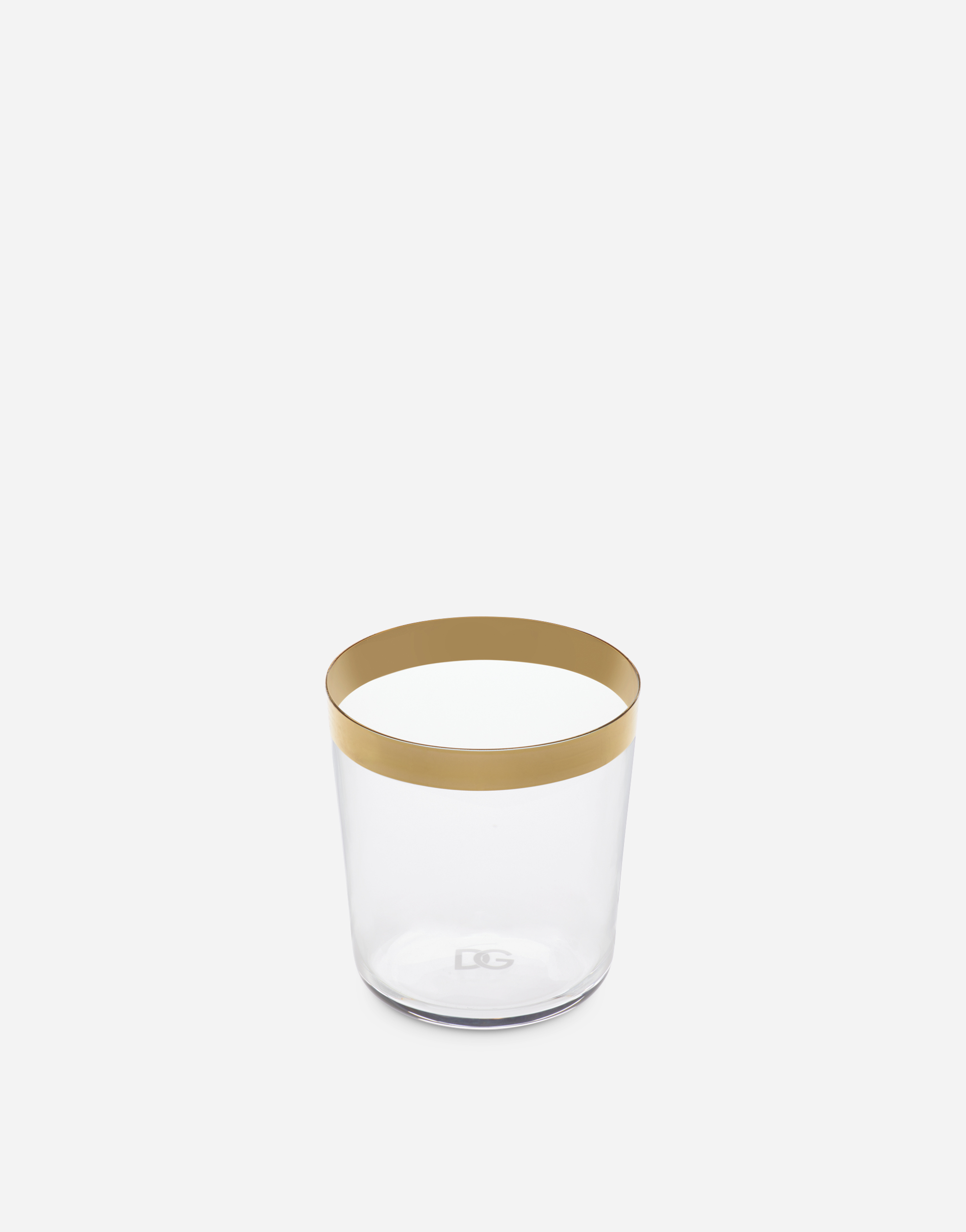 Dolce & Gabbana Set 2 Water Glasses In Multicolor