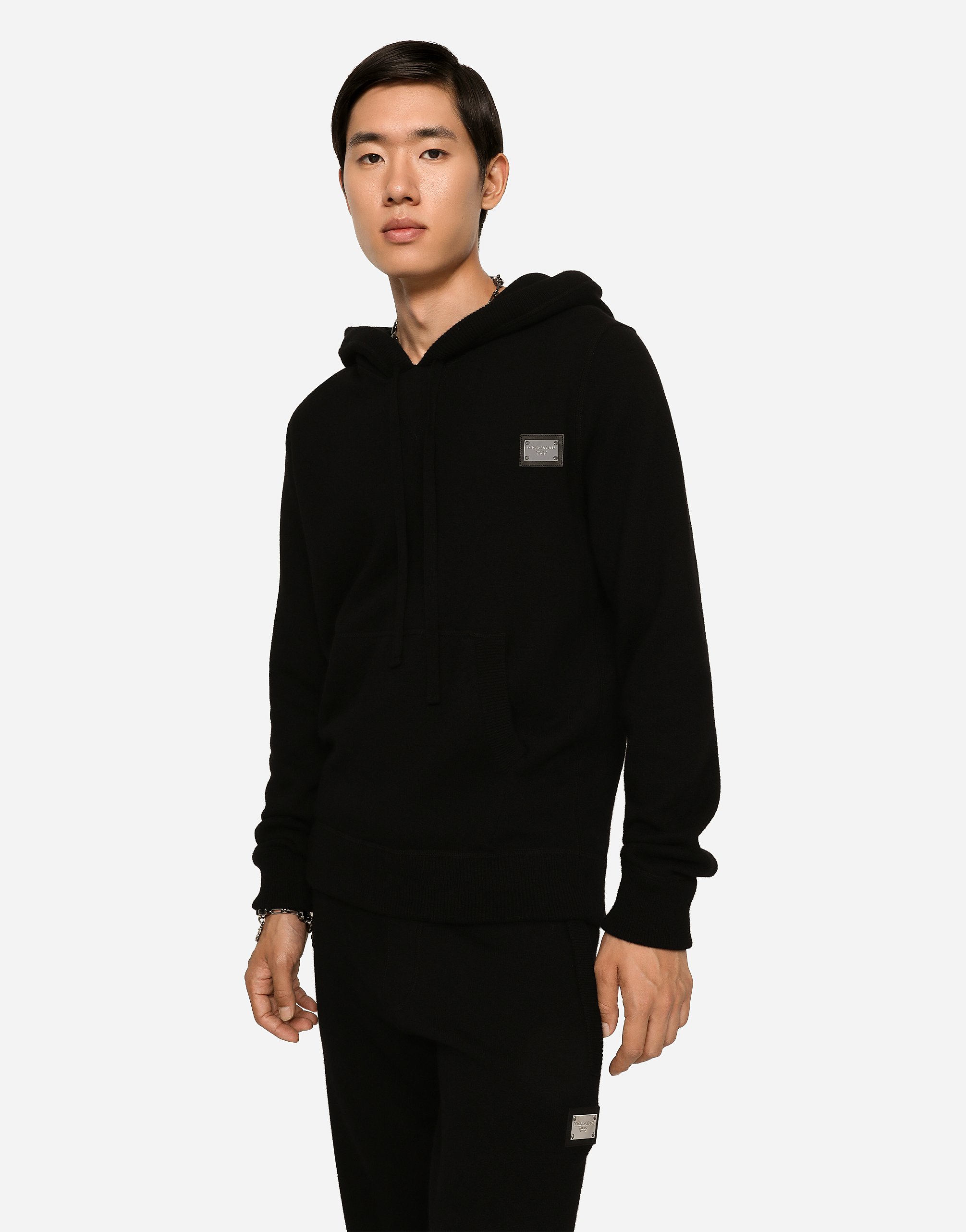Dolce & Gabbana Wool And Cashmere Sweater In Black