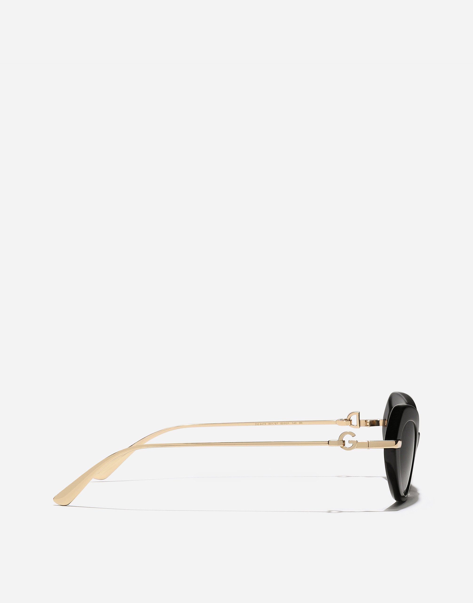 Dolce & Gabbana Dg Flip Sunglasses In Black