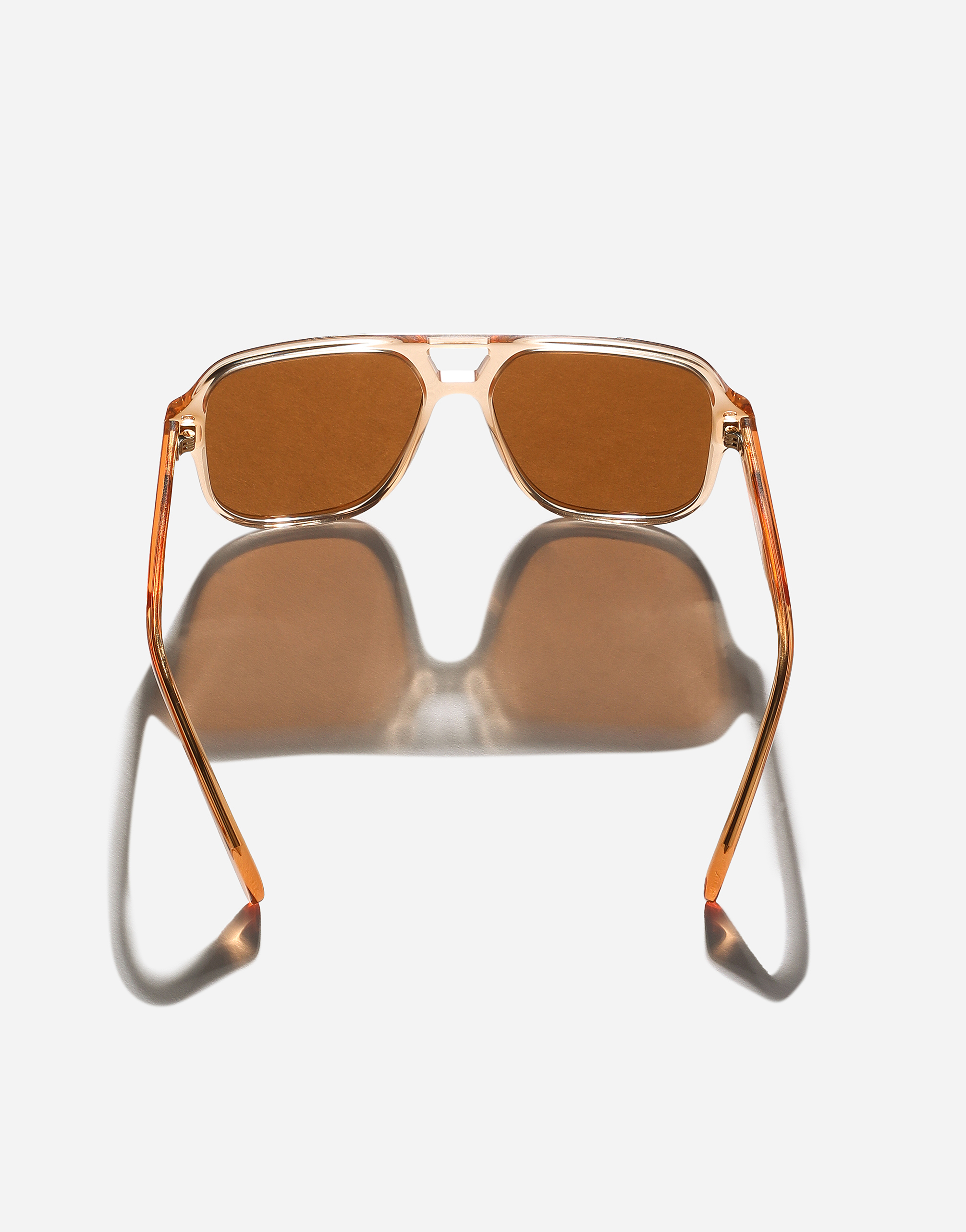 Shop Dolce & Gabbana نظارة شمسية Mini Me In Transparent Orange