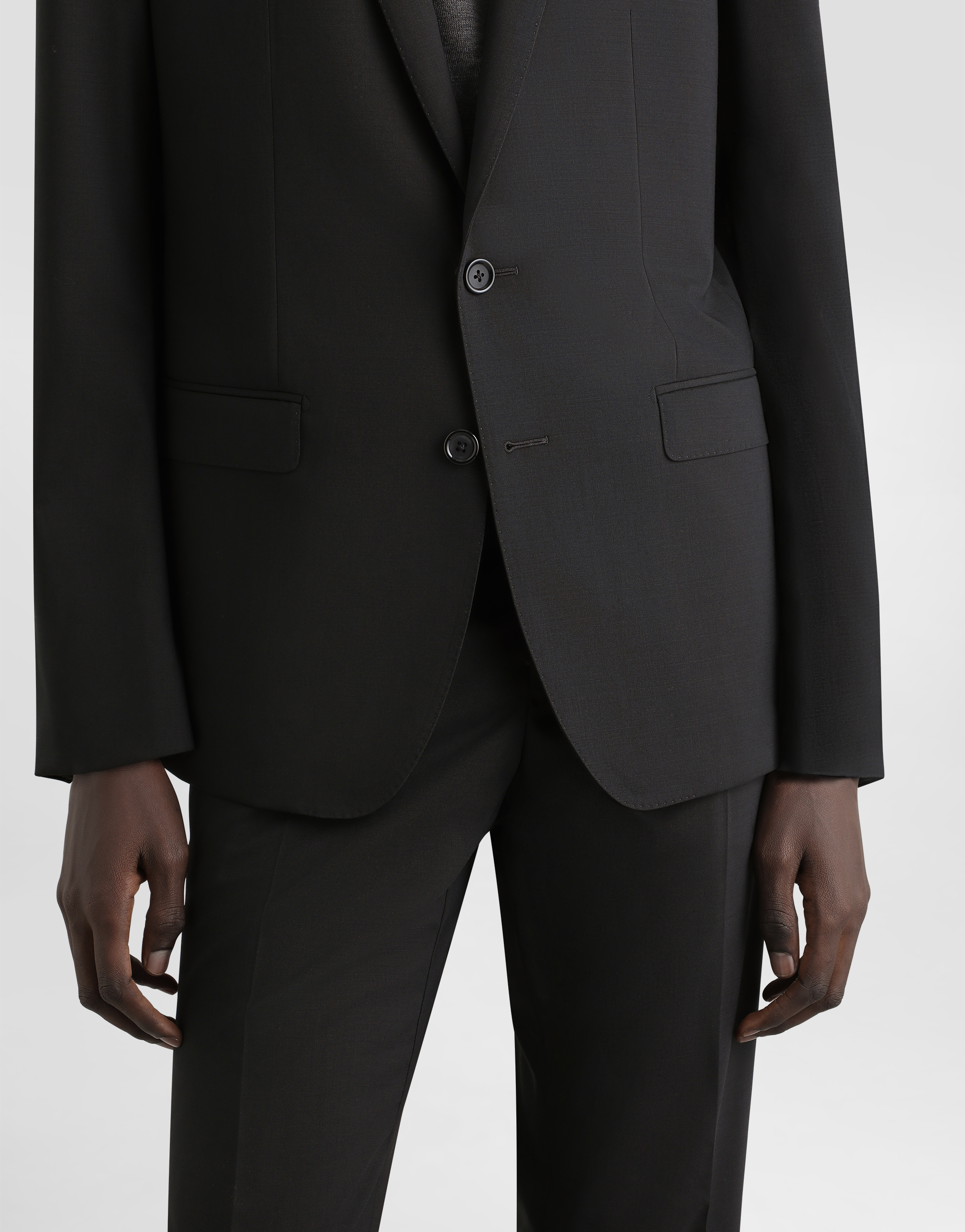 Stretch wool Martini-fit suit
