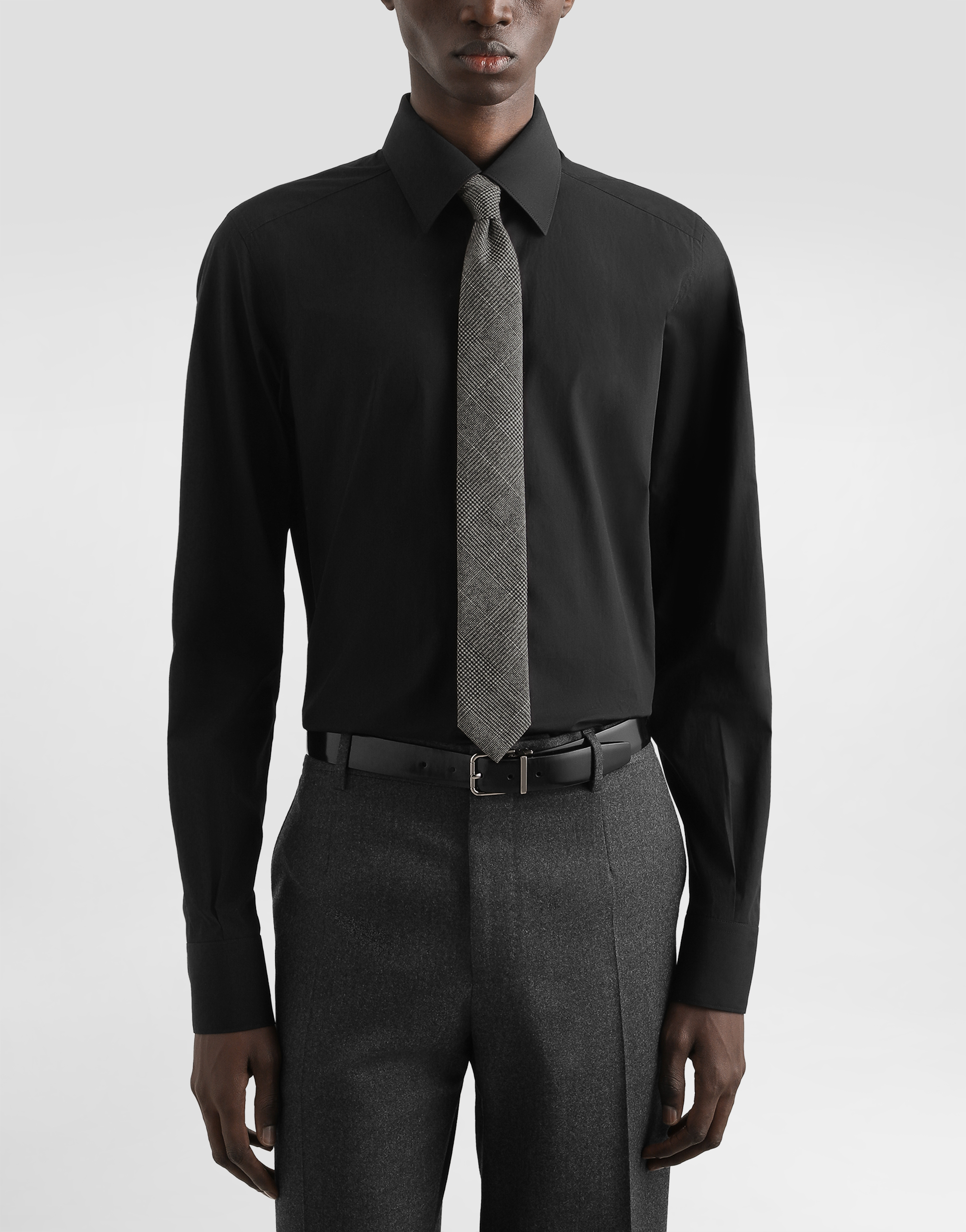 Glen plaid tie